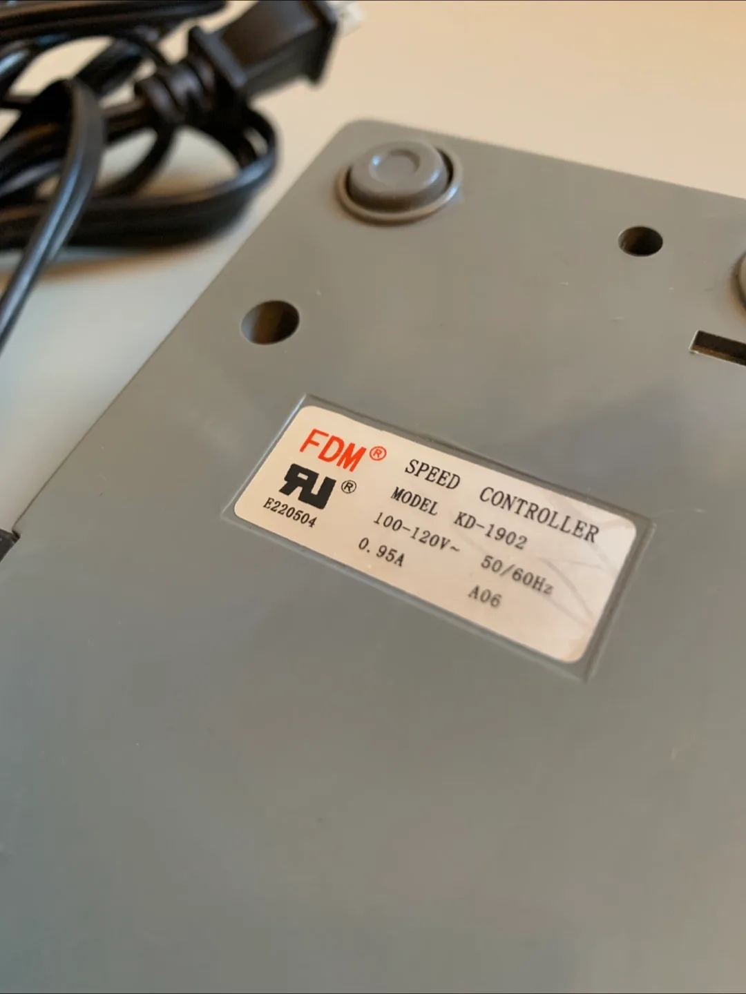 FDM KD-1902 Sewing Machine Speed Controller Foot Pedal image indicator(5)