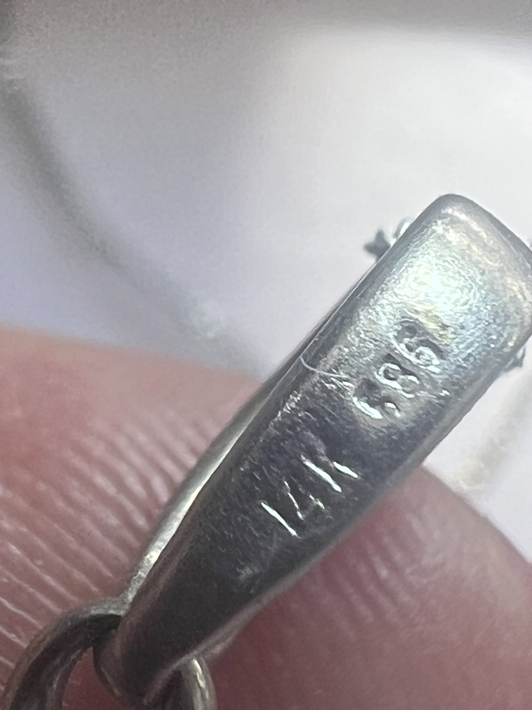 14K diamond pendant and chain w/appraisal - photo 2