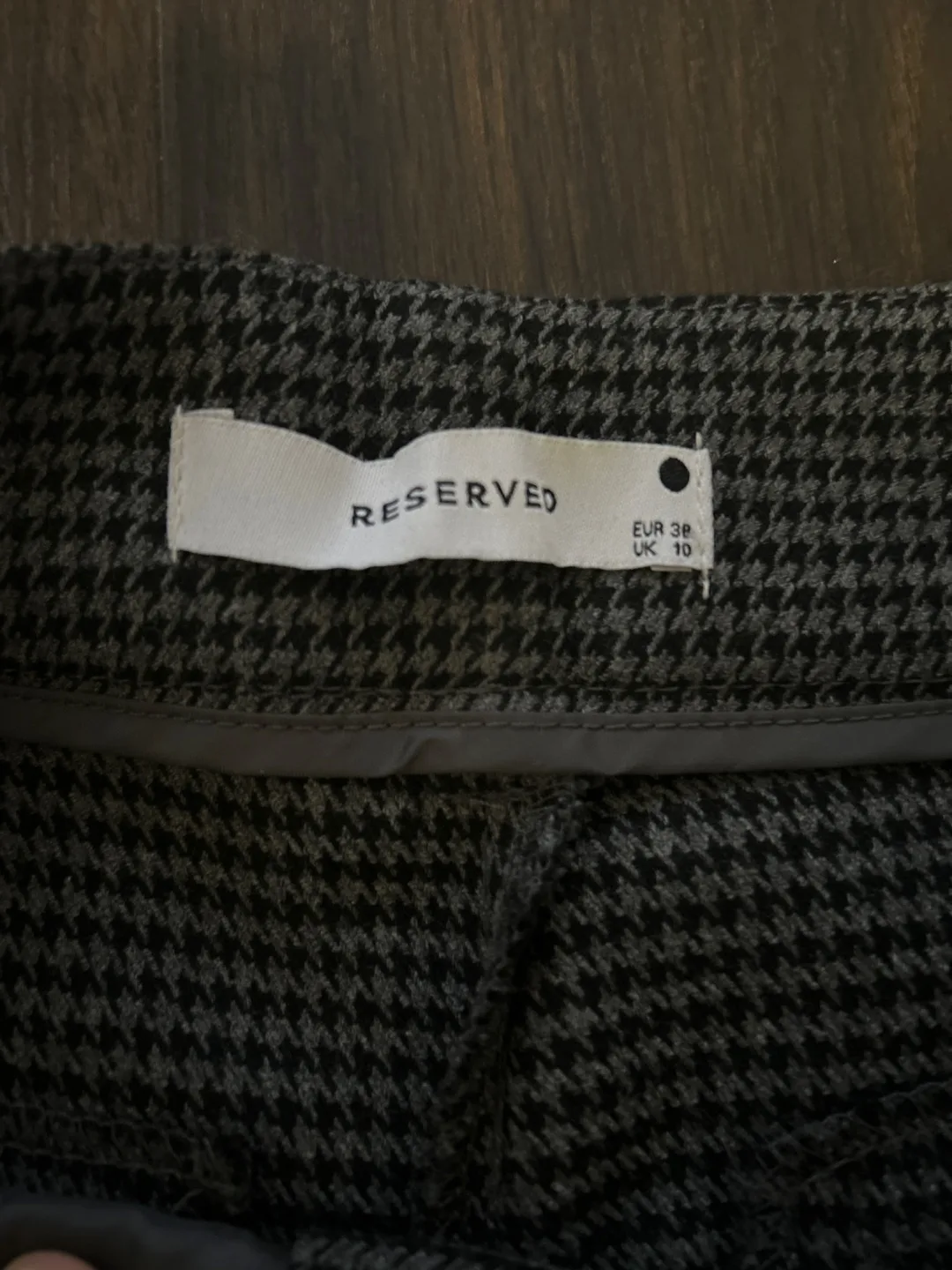 Reserved Houndstooth Pants - EUR 38 / UK 10 image indicator(2)