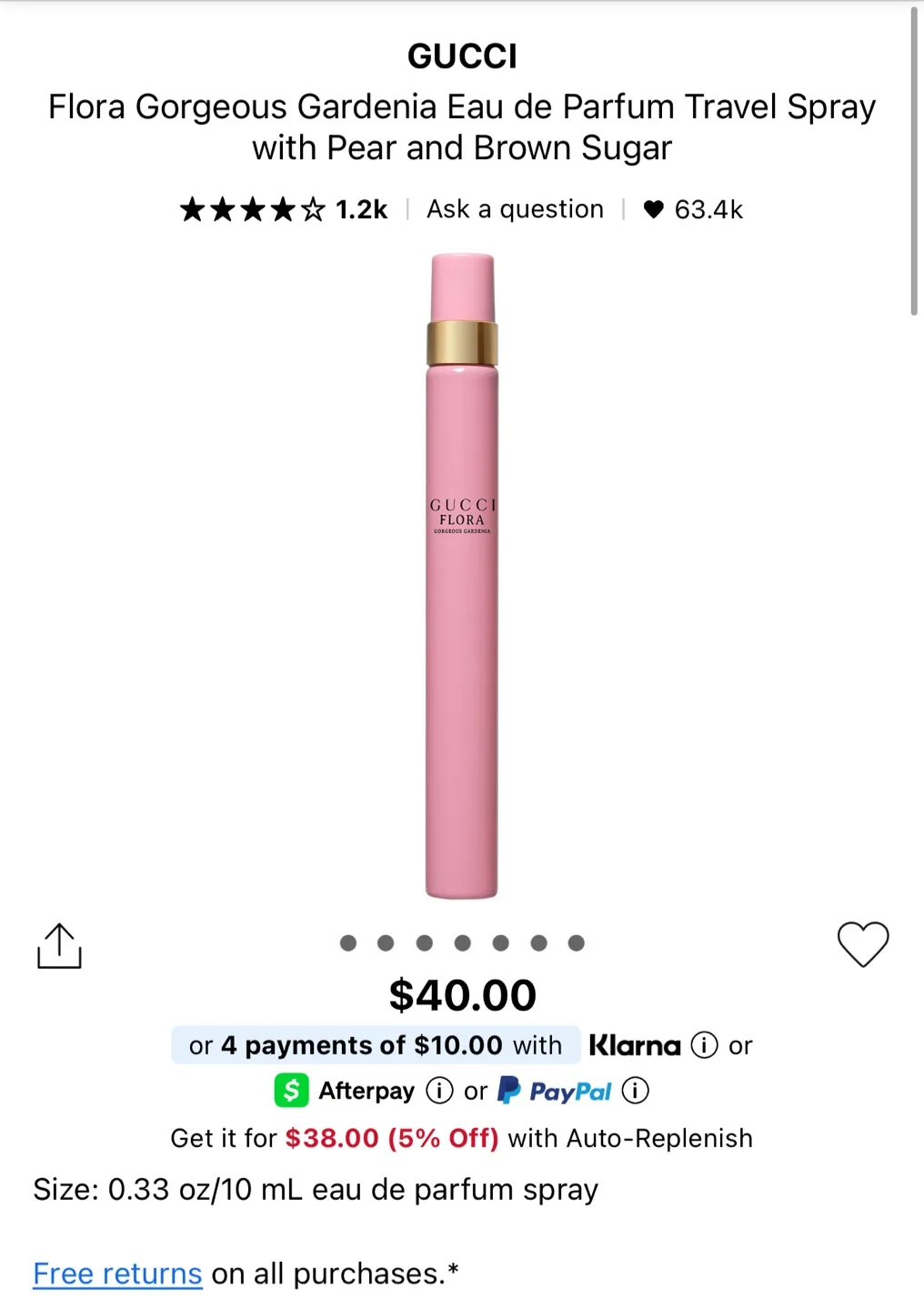 Gucci Flora Gorgeous Gardenia Perfume Gift Set image indicator(5)