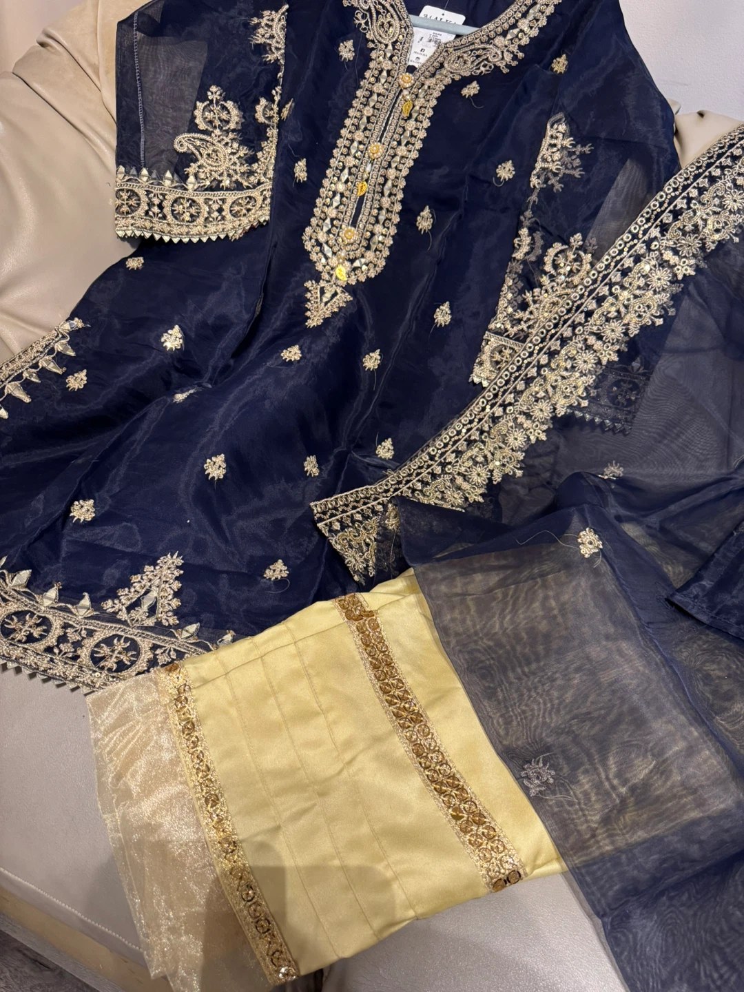 New Alka Designer Navy Blue Salwar Kameez - photo 4
