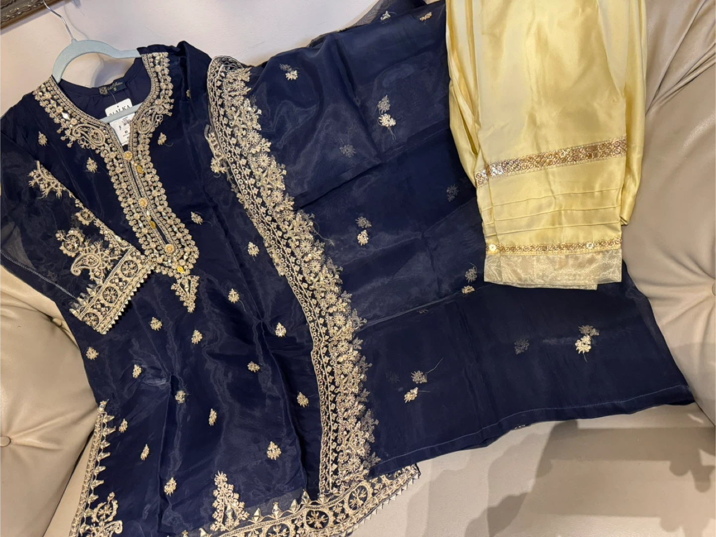 New Alka Designer Navy Blue Salwar Kameez