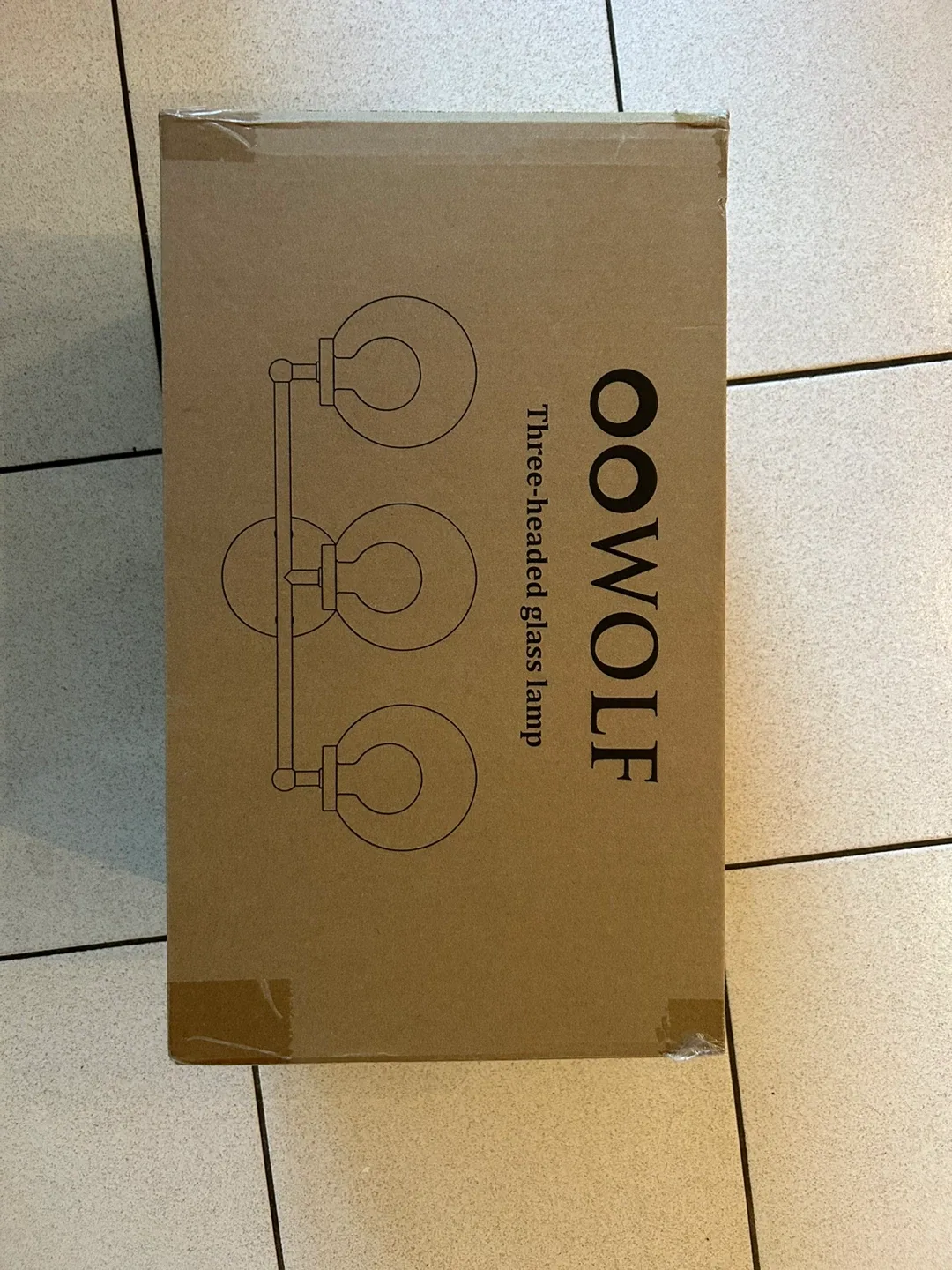 BNIB OOWOLF 3-Light Bathroom Vanity Light - Matte Black image indicator(8)