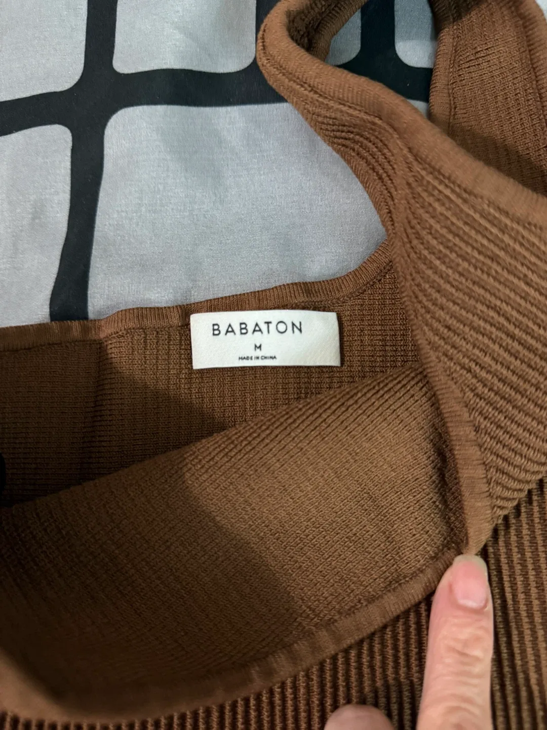 Babaton Sculpt Knit One-Shoulder Top - Size M image indicator(2)