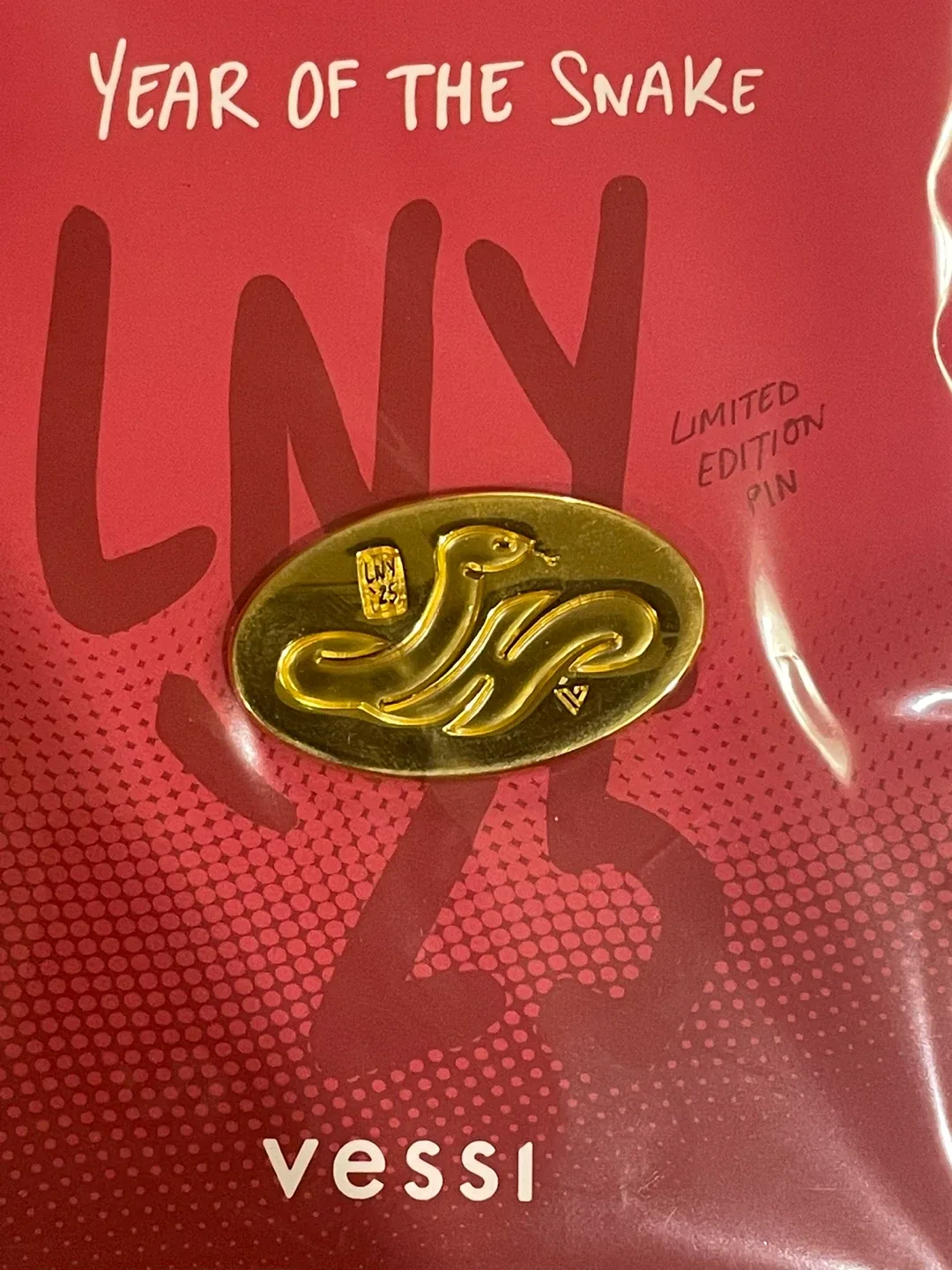 Vessi Lunar New Year ‘25 Snake Pin 🐍 image indicator(2)