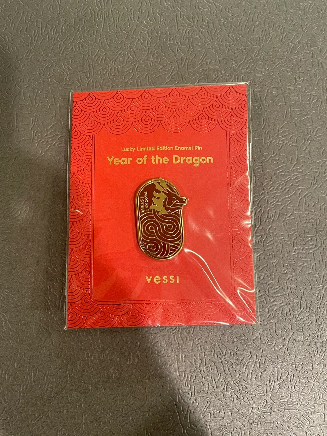 Vessi Lunar New Year 2024 Year Of The Dragon Pin 🐉 thumbnail