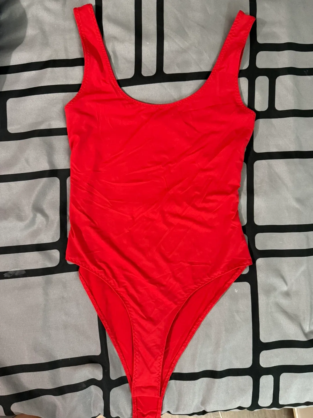 Zara Red Bodysuit - Size M thumbnail