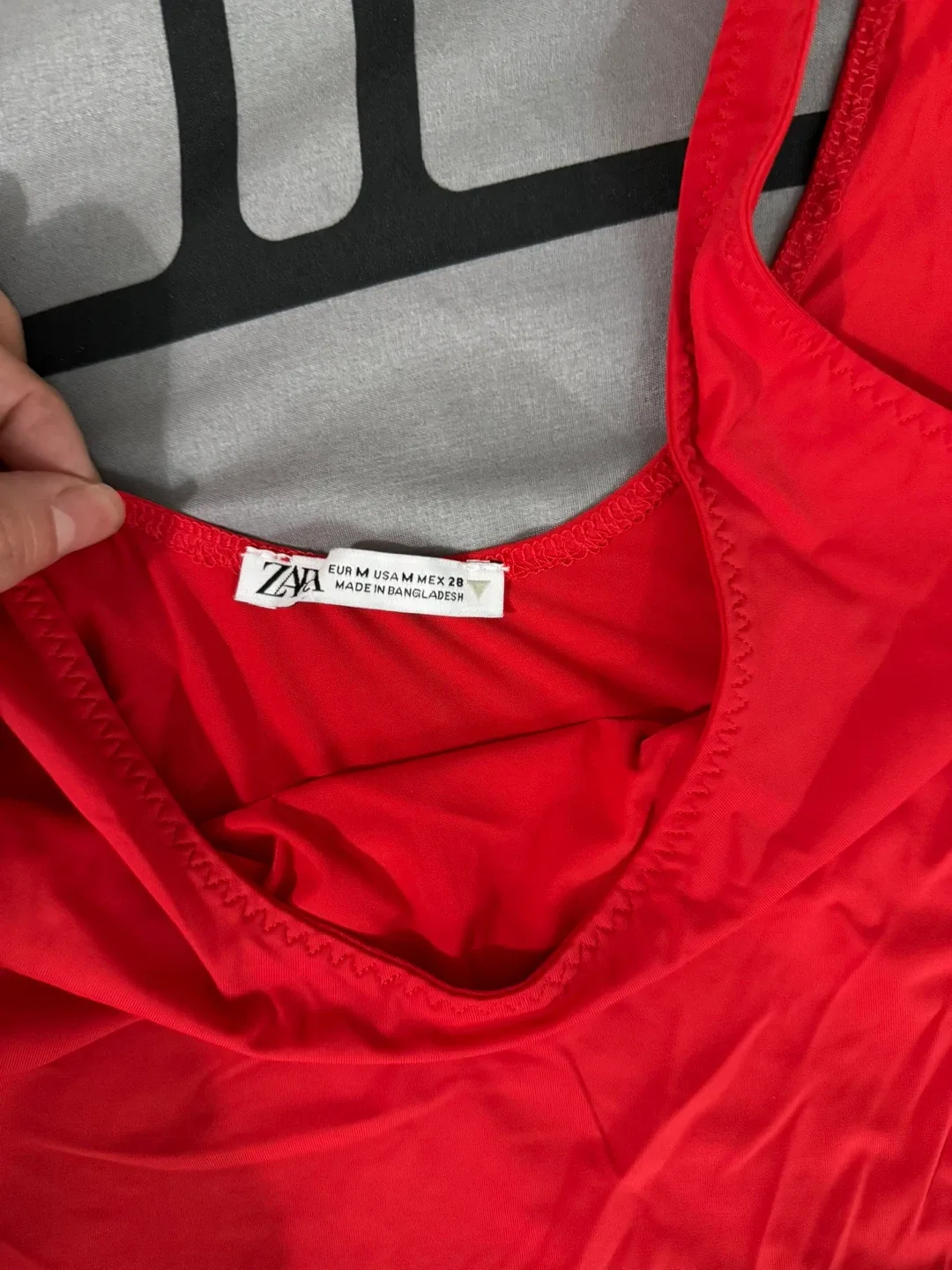 Zara Red Bodysuit - Size M image indicator(2)