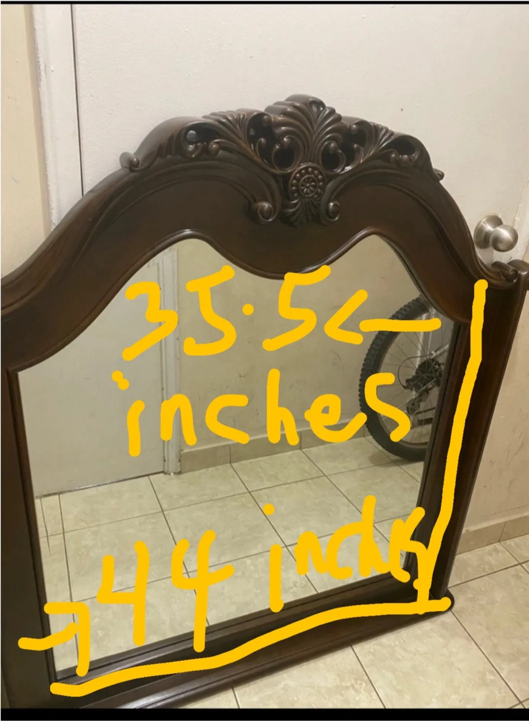 Wooden Vanity Mirror image indicator(7)