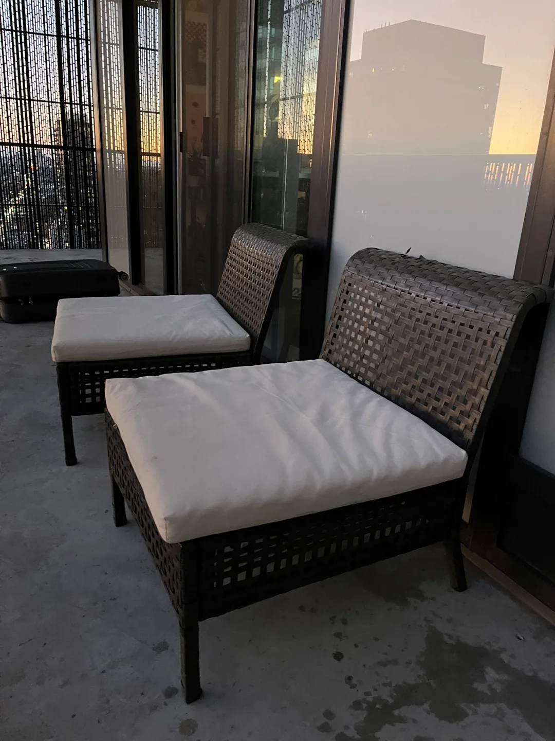 Outdoor Wicker Chairs - Set of 2 thumbnail