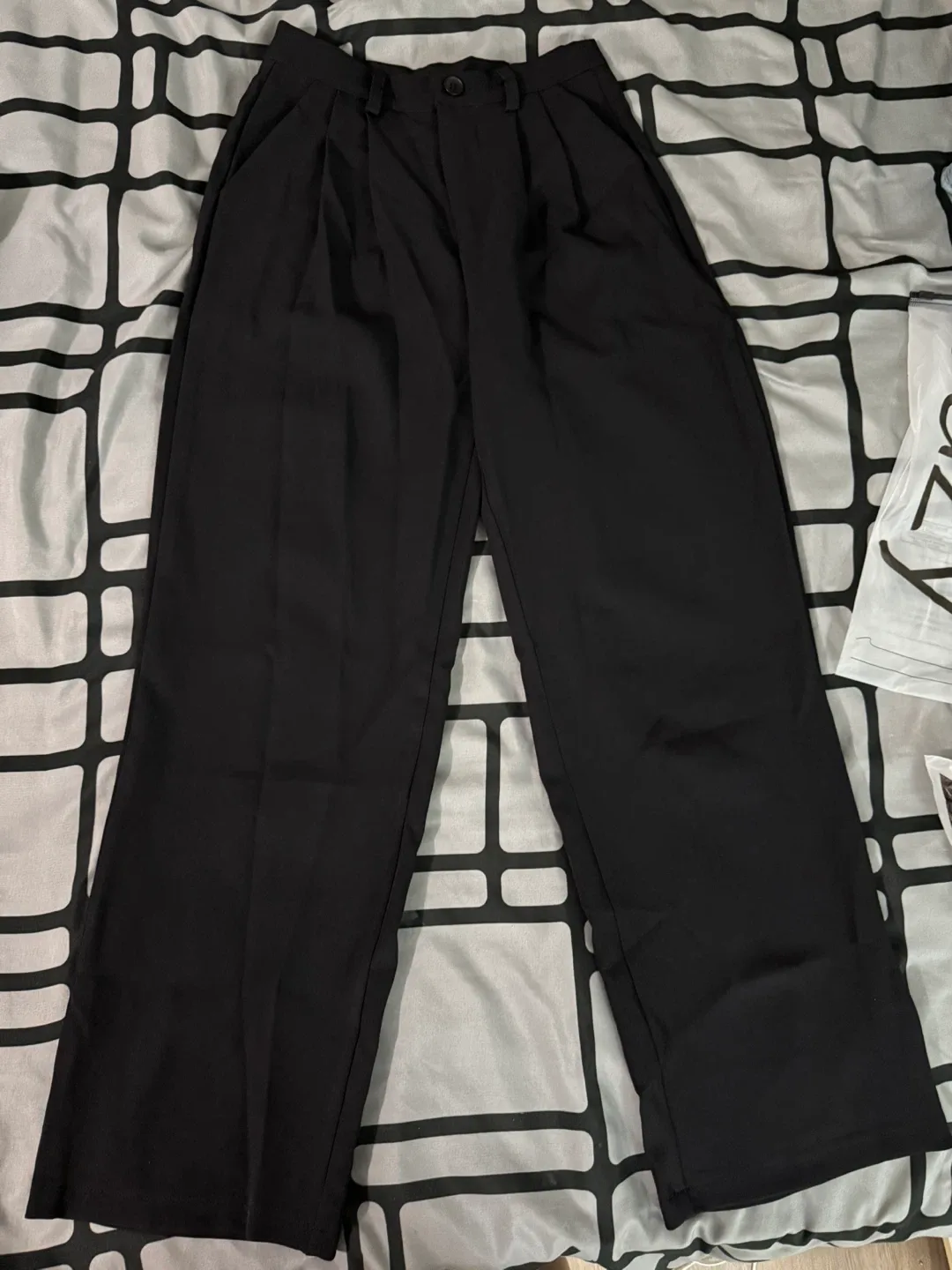 Dazy Black Straight Leg Pants - Size S thumbnail