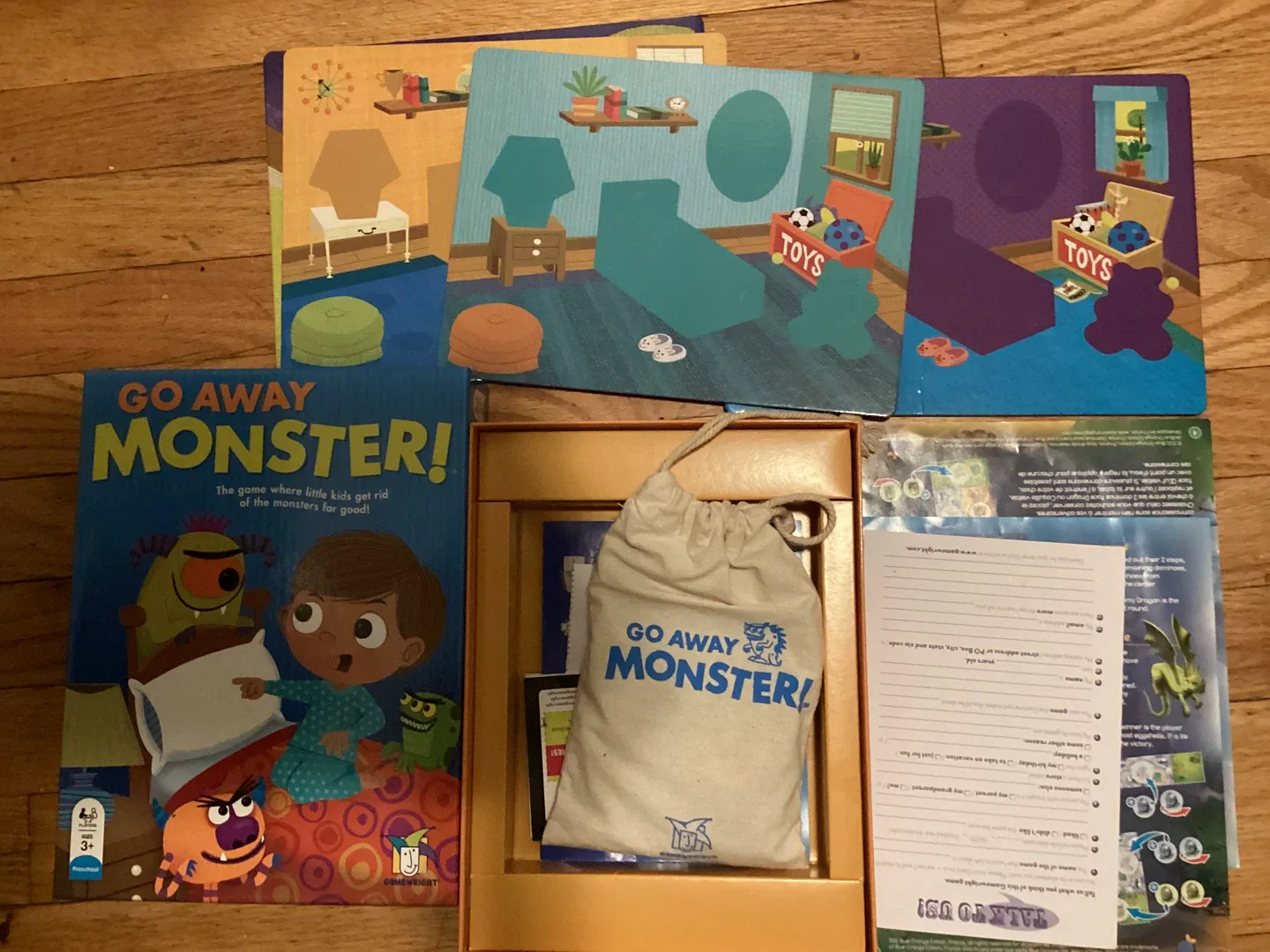Go Away Monster! Game great for young kids