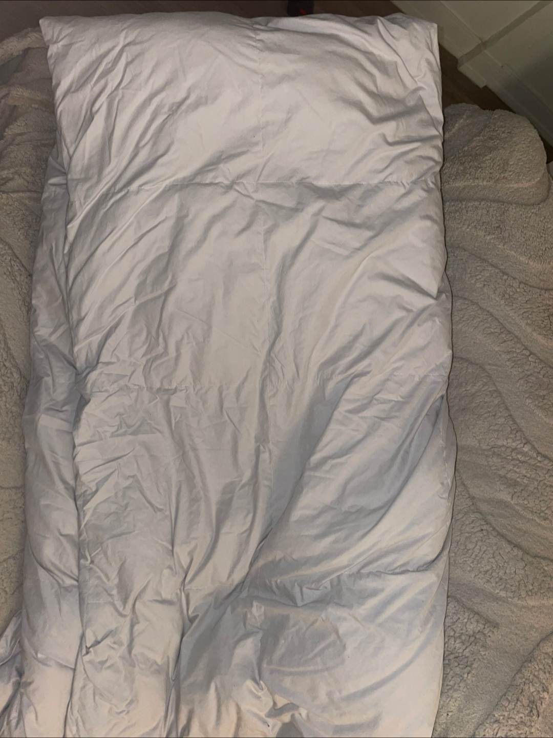 Soft and warm goose feather Queen DUVET plus 2 covers - photo 4