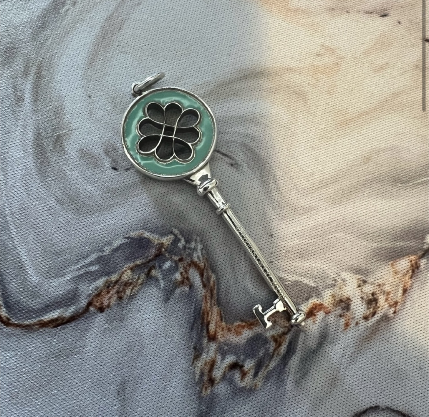 Tiffany & Co. Key Pendant Authentic