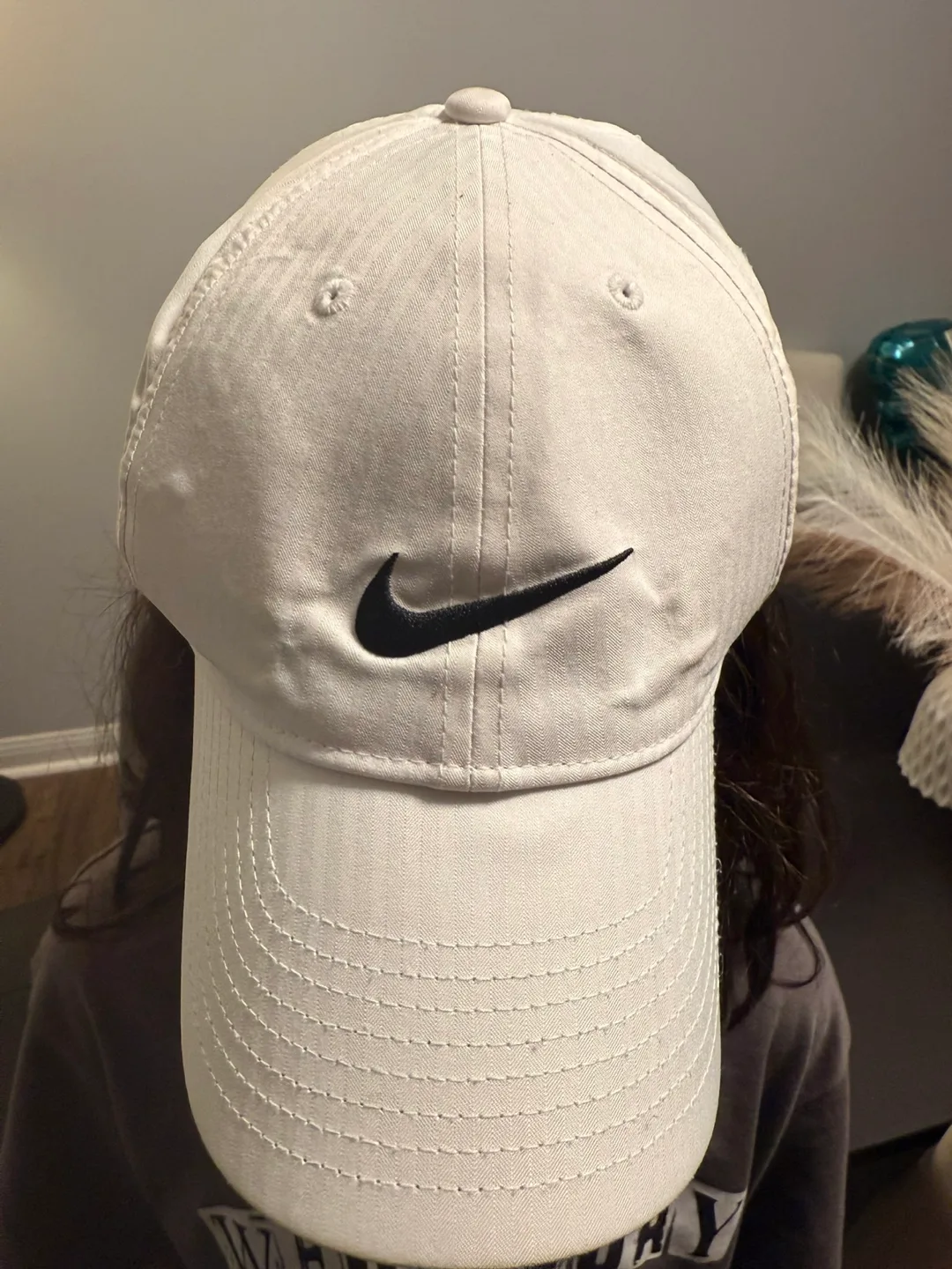 Nike White Adjustable Hat thumbnail