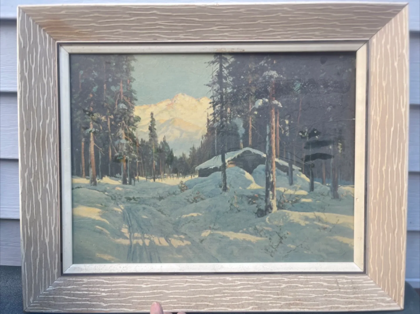 Winter Landscape Painting thumbnail