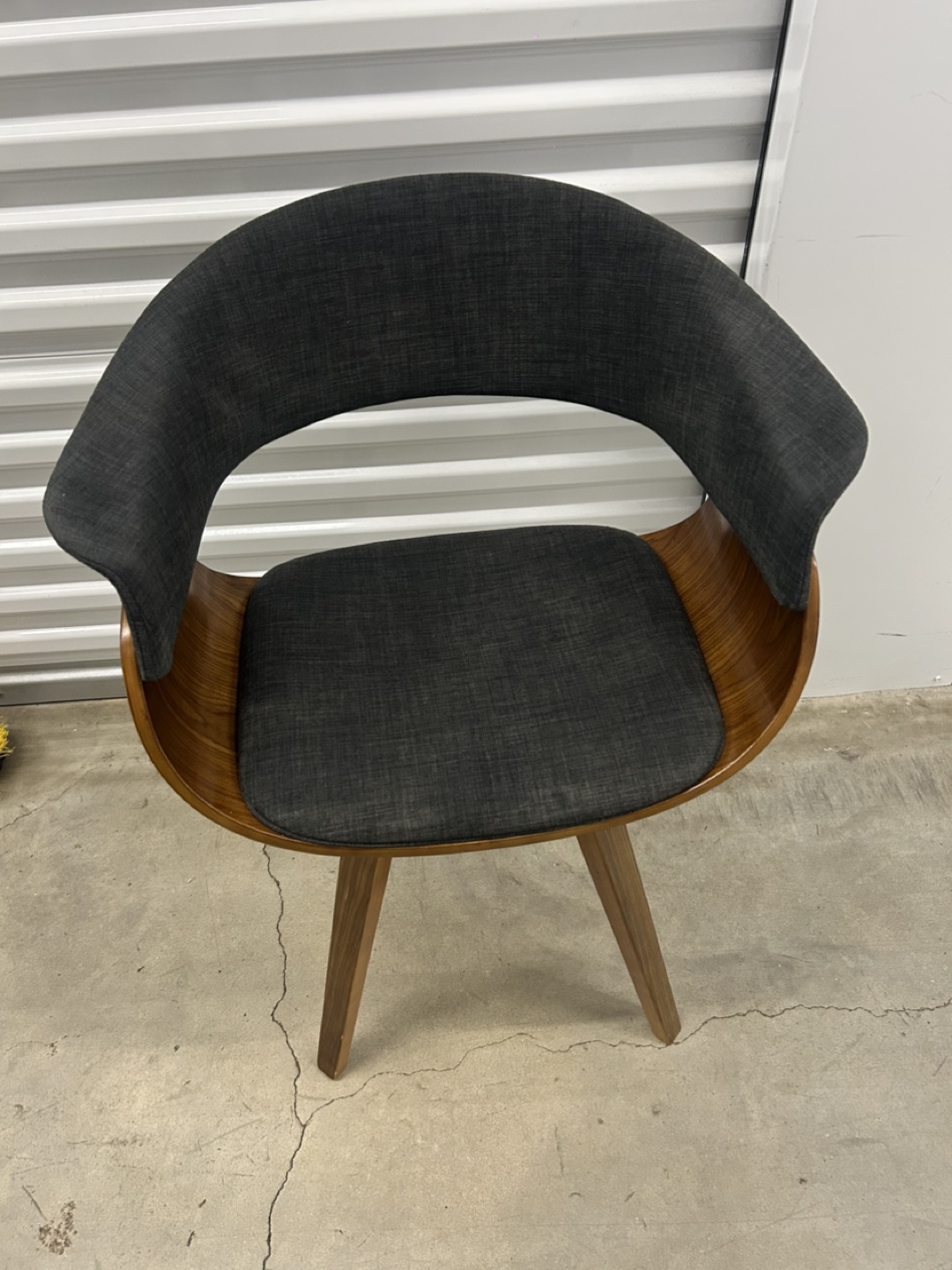 Mid-Century Modern Style Accent Chair - Gray - photo 2
