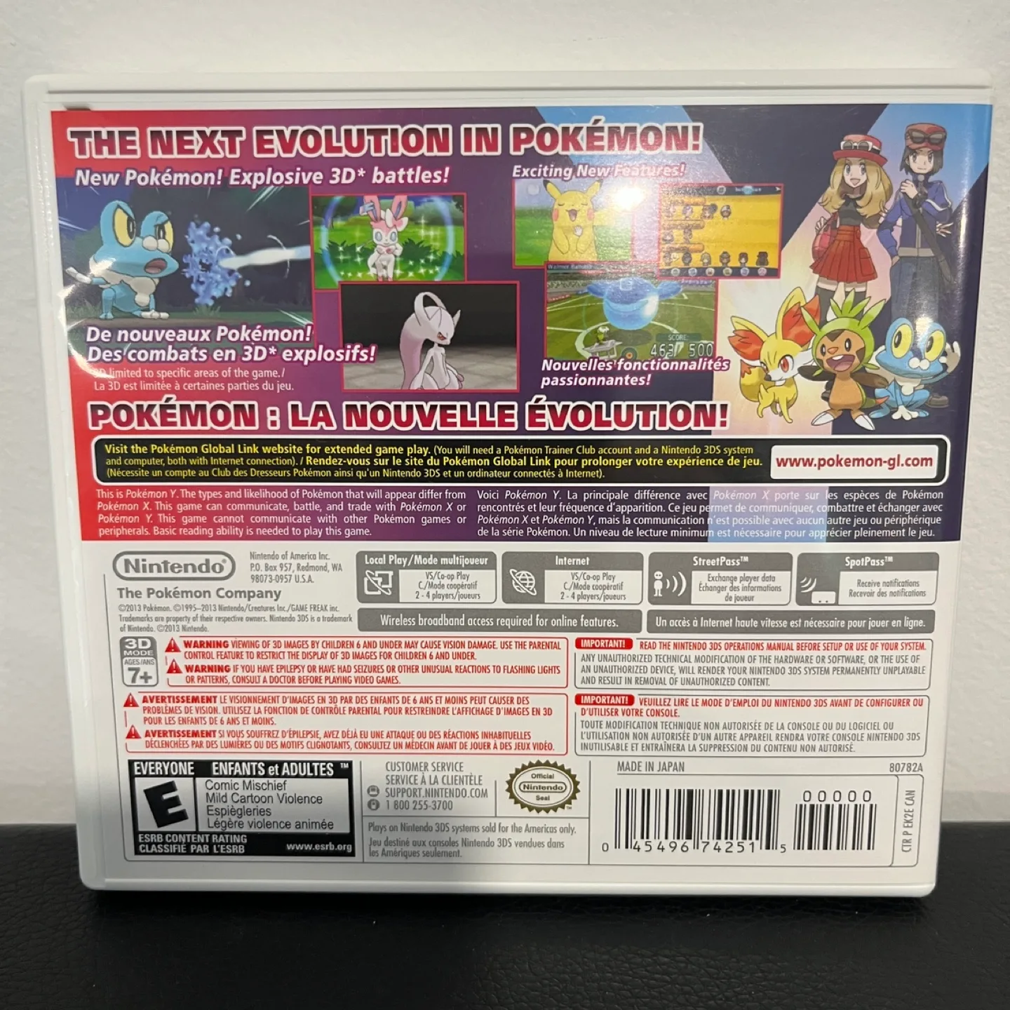 Like New - Pokémon Y Nintendo 3DS Game - Shipping Available image indicator(2)