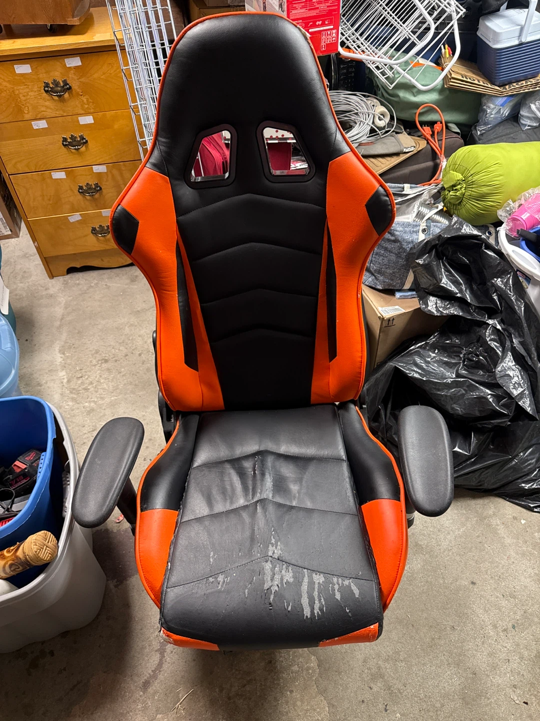 Orange & Black Gaming Chair - photo 2