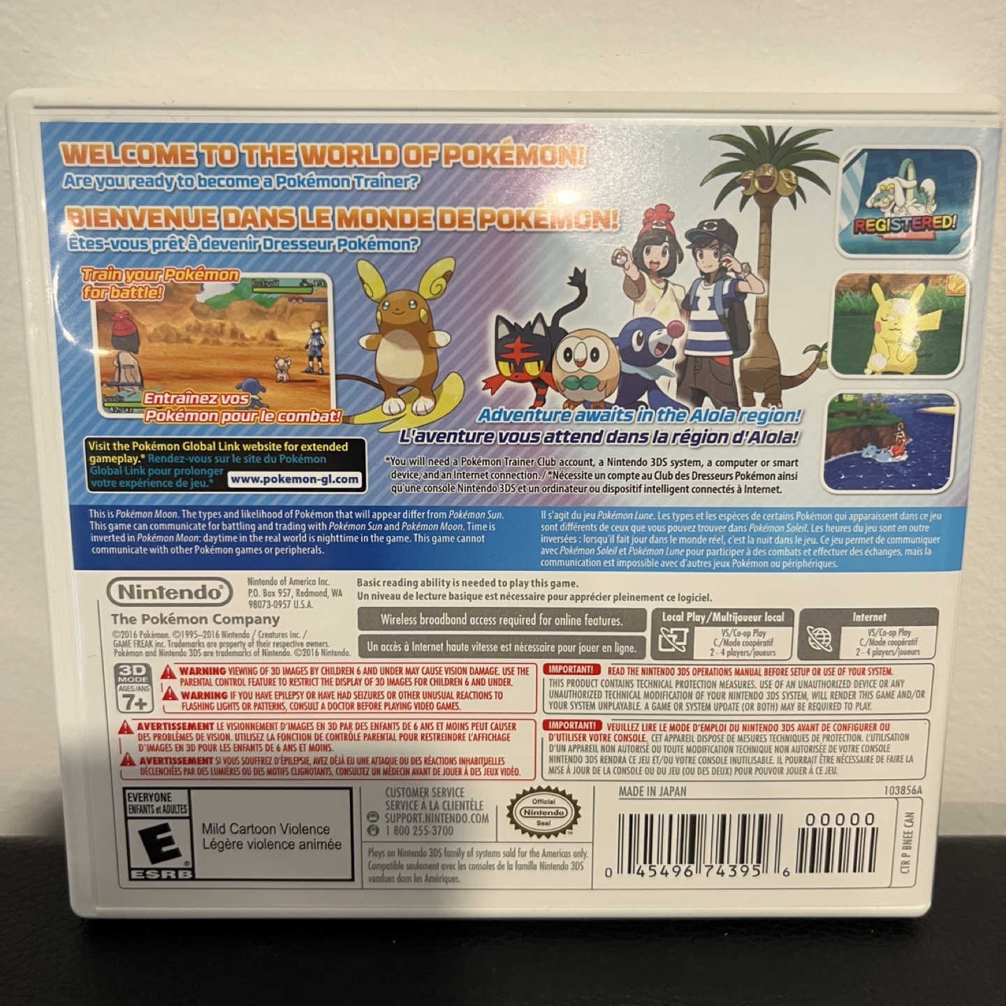 Very Good - Pokemon Moon for Nintendo 3DS - Shipping Available - photo 2