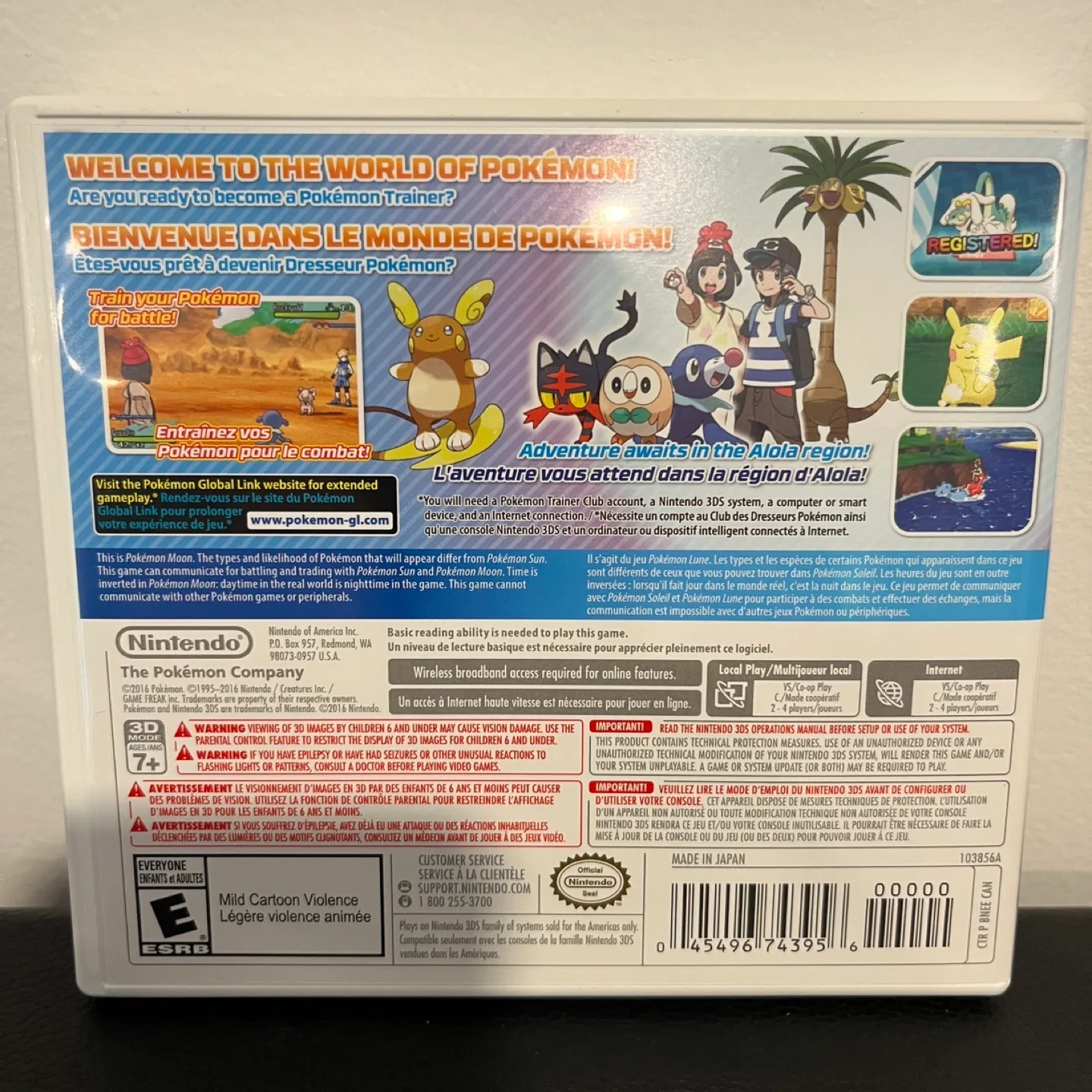 Very Good - Pokemon Moon for Nintendo 3DS - Shipping Available image indicator(2)