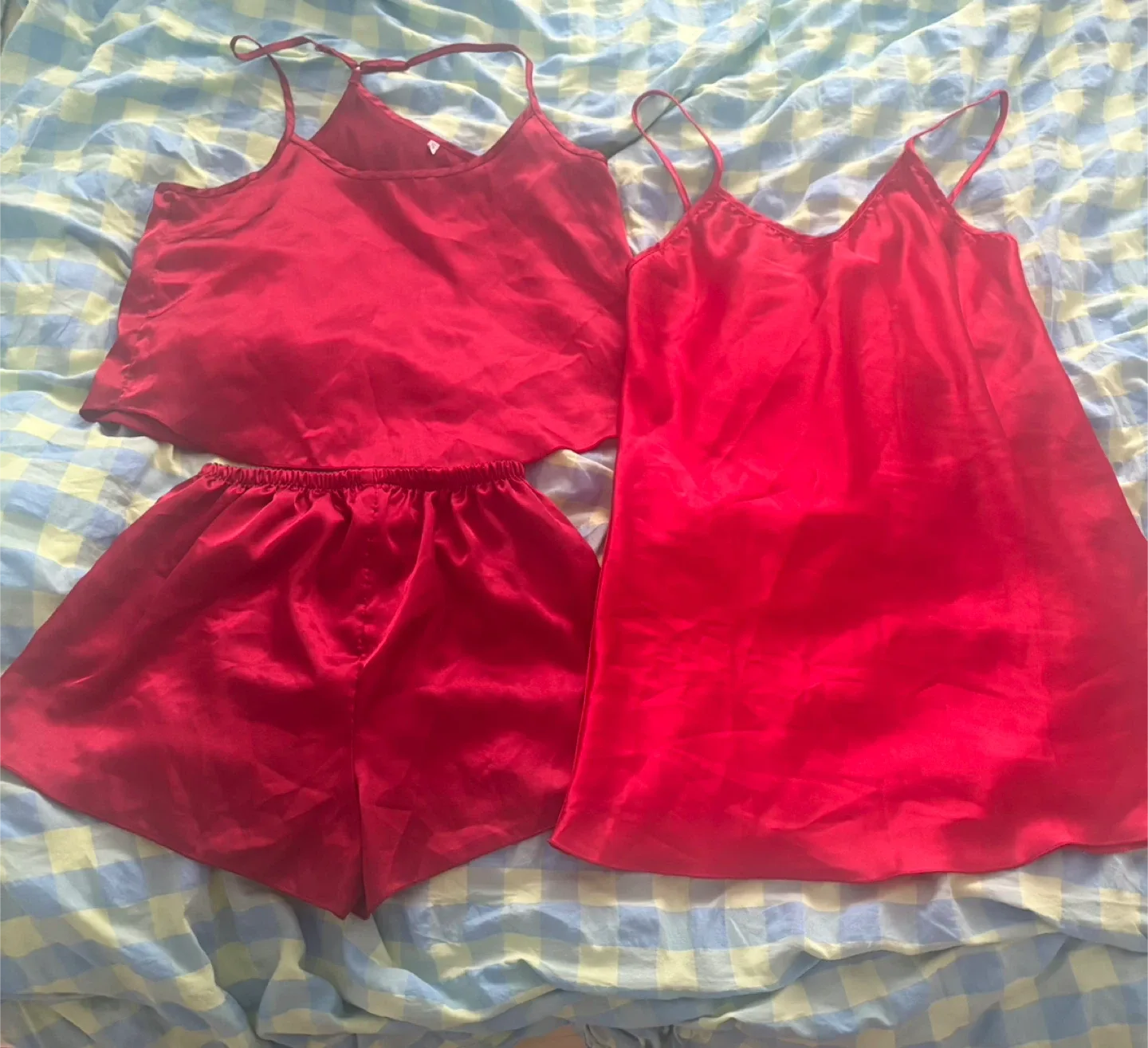 Pajama set and night gown (New) (Small)(Giving away for FREE) thumbnail
