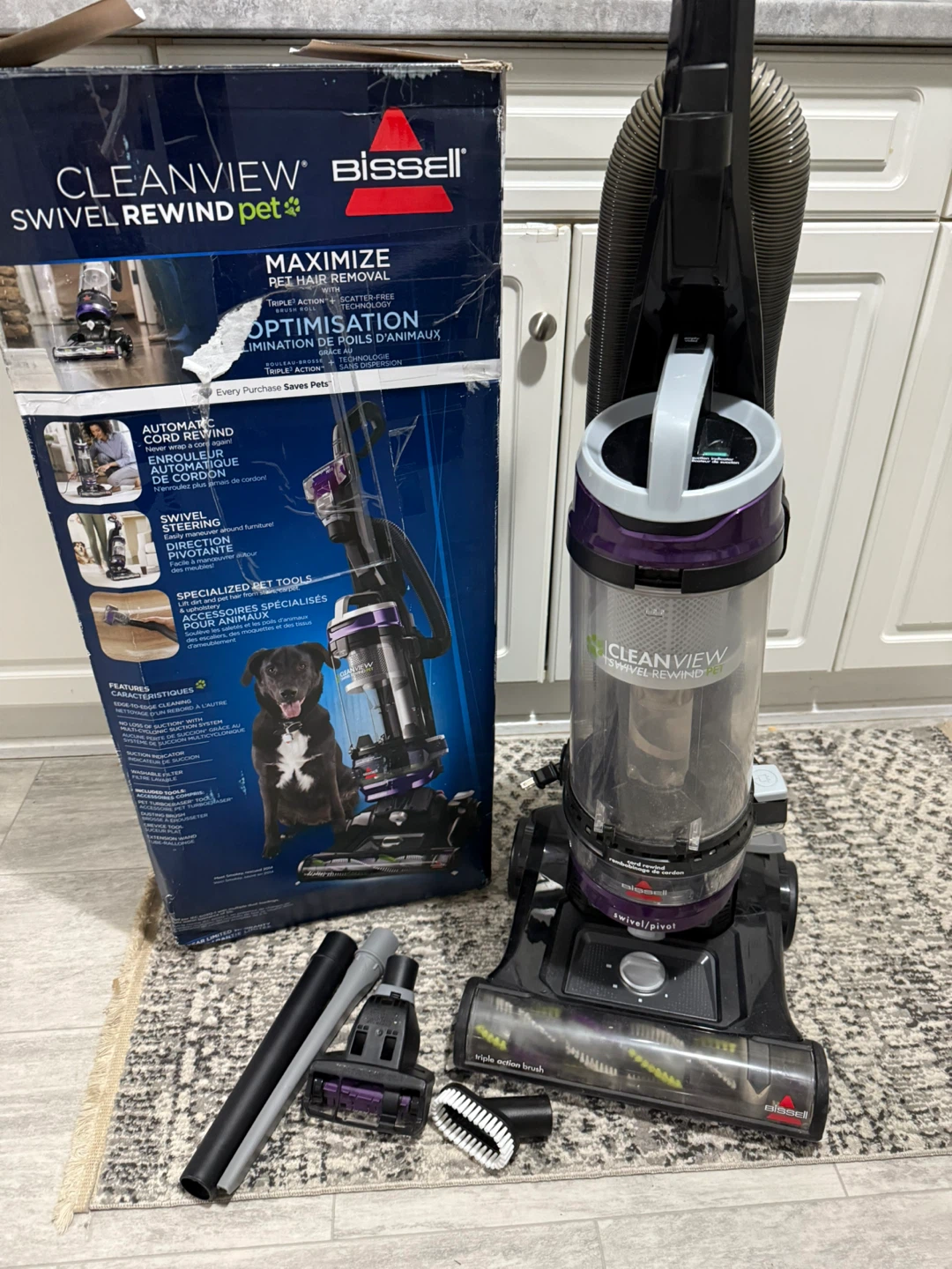 Bissell Upright Multi-Cyclonic Vacuum *Broken Part*