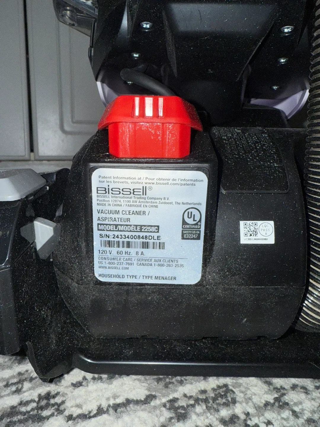 Bissell Upright Multi-Cyclonic Vacuum *Broken Part* image indicator(5)