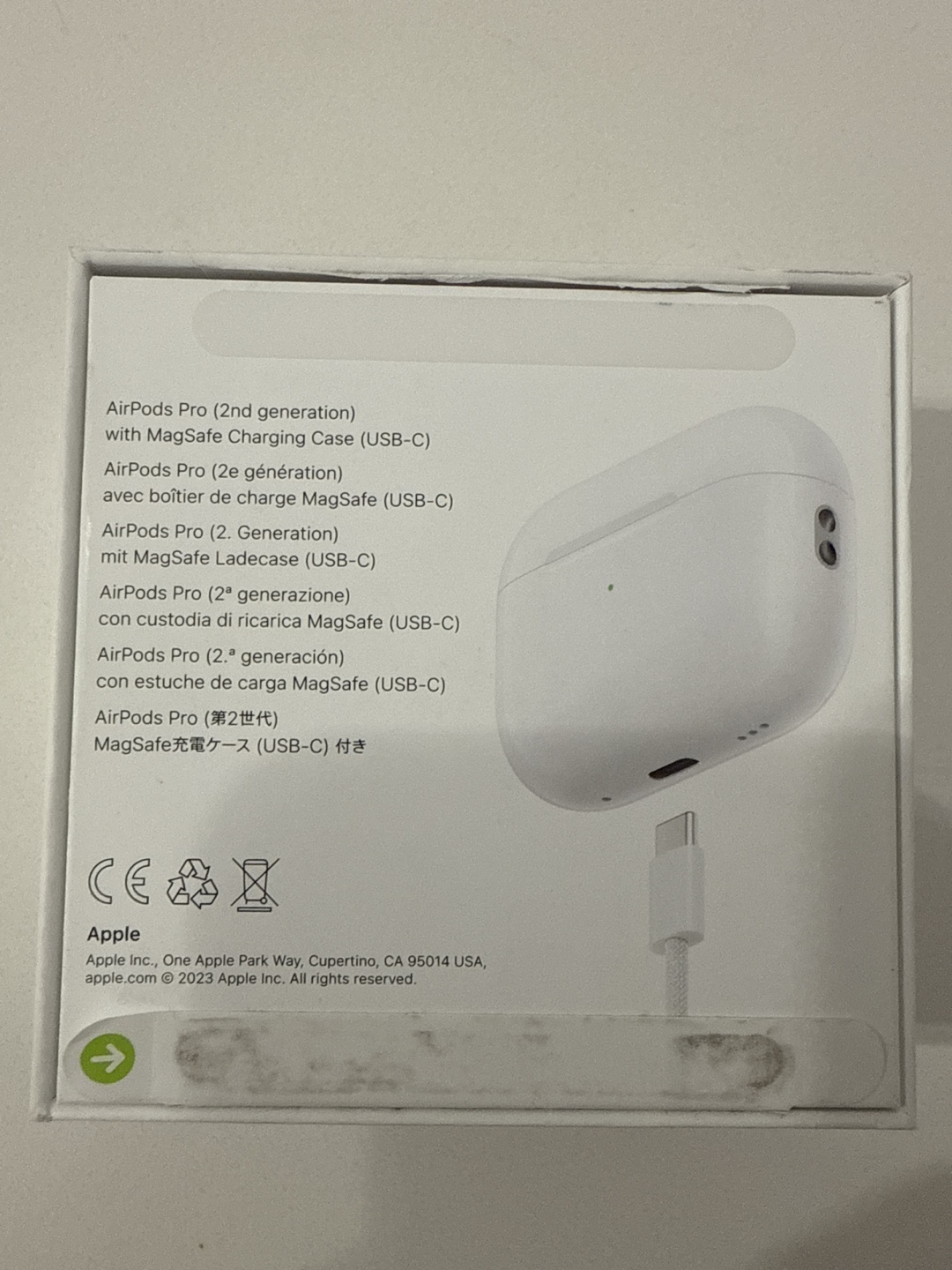 New Apple AirPods Pro (2nd Generation) (Active Noise Cancelling) - photo 2