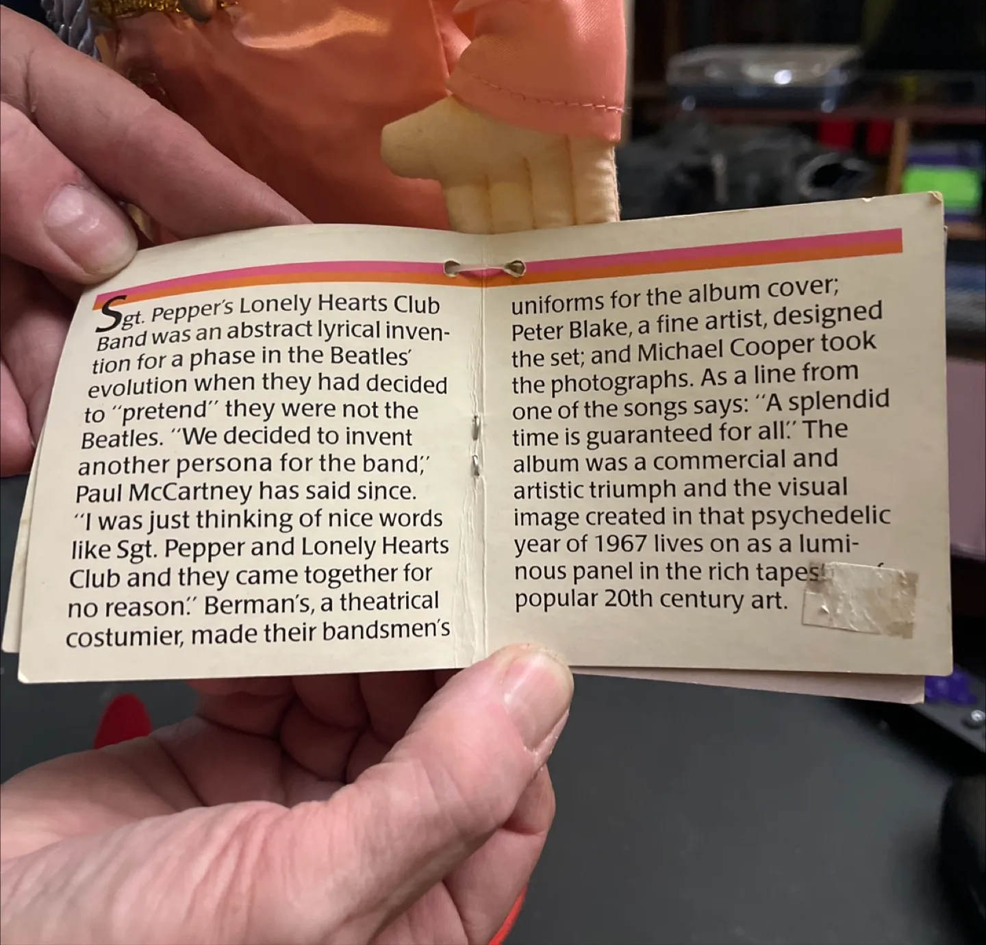 Applause Beatles Sgt. Pepper Doll and stand image indicator(6)