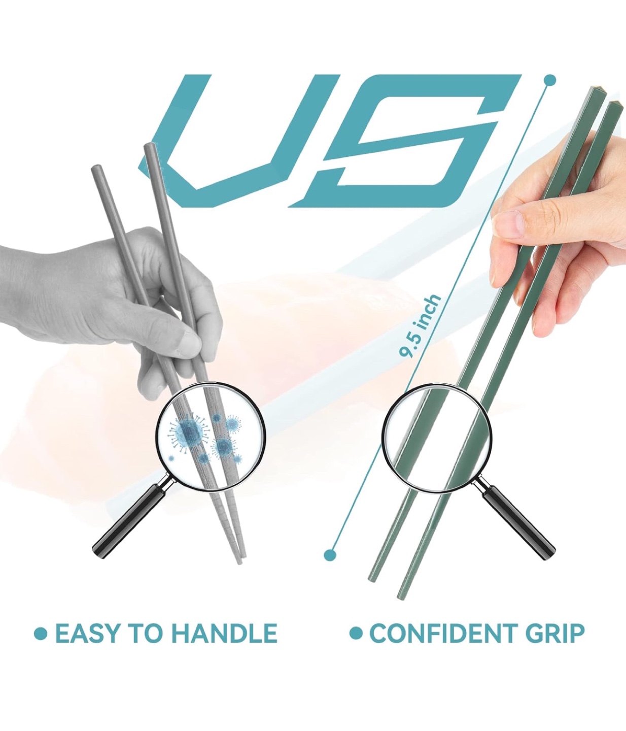 Alloy chopsticks - photo 2