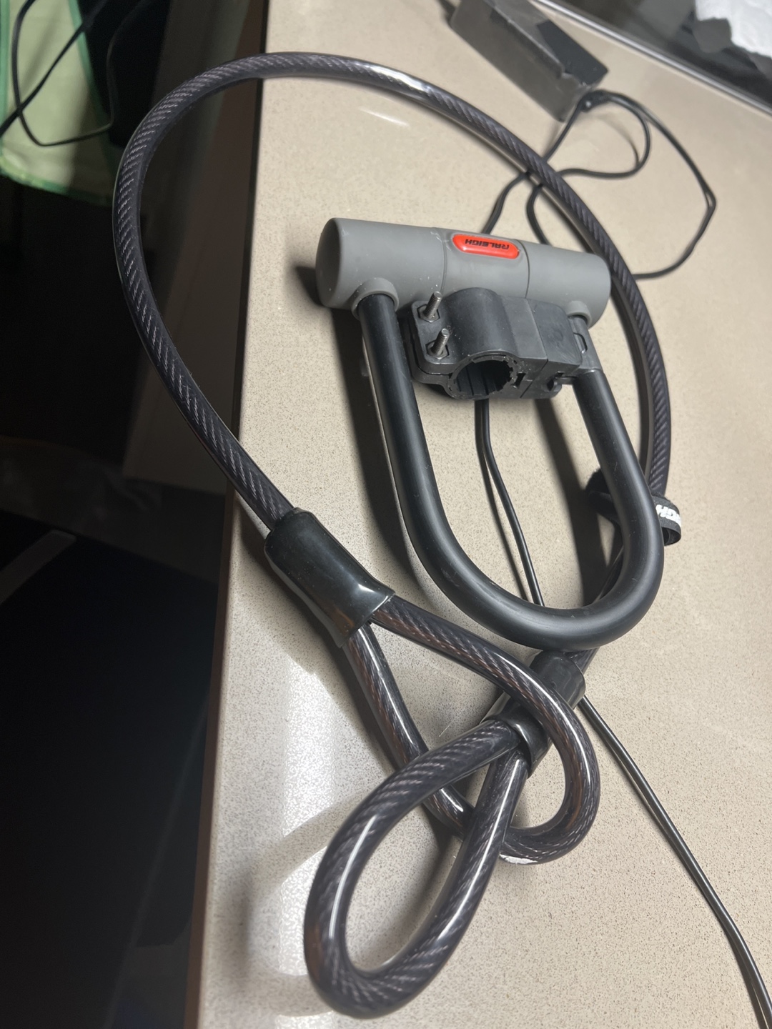 Raleigh Bike Lock - U-Lock and Cable