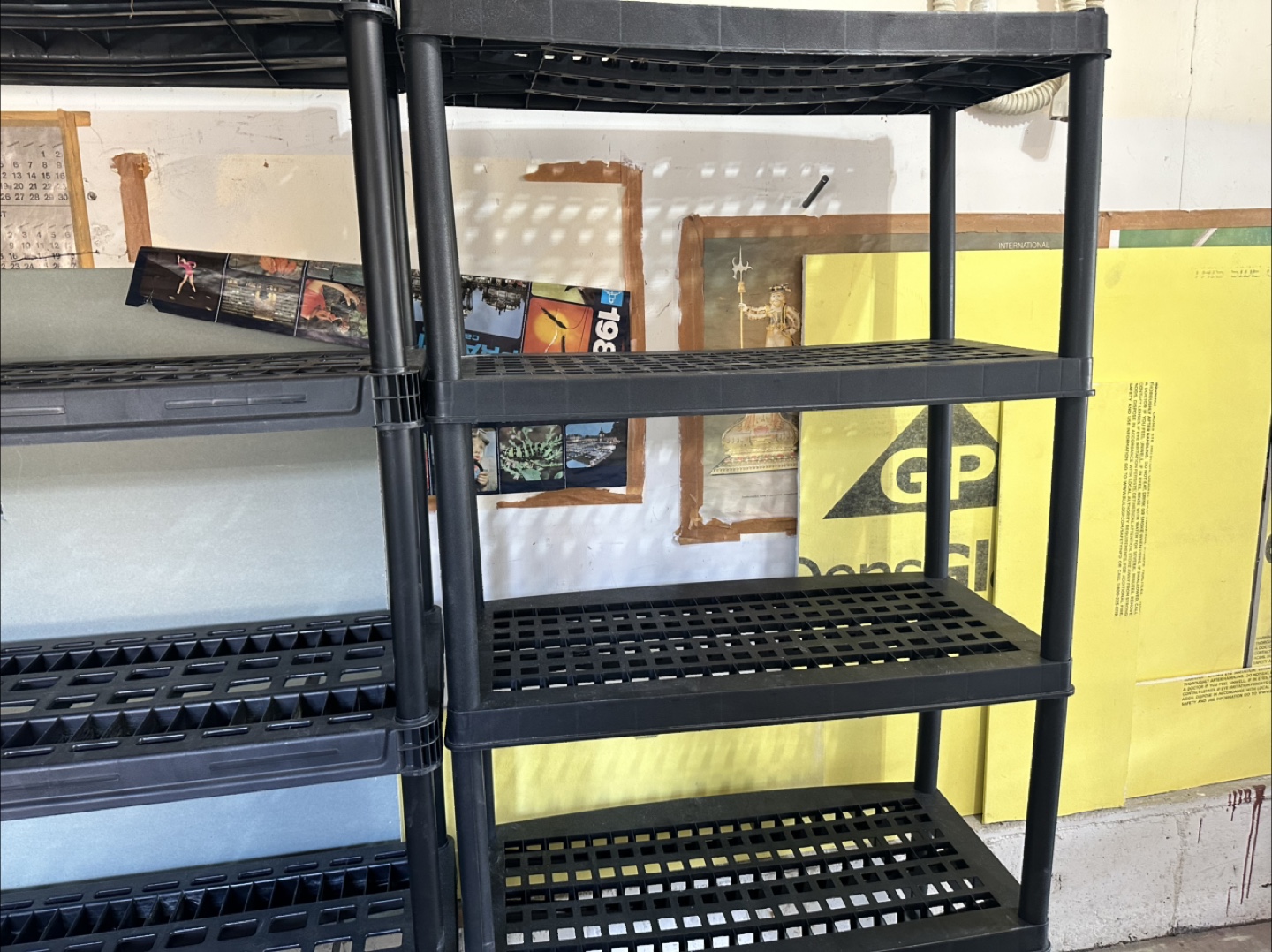 Black Plastic Shelf Unit - 5 Tier - photo 3