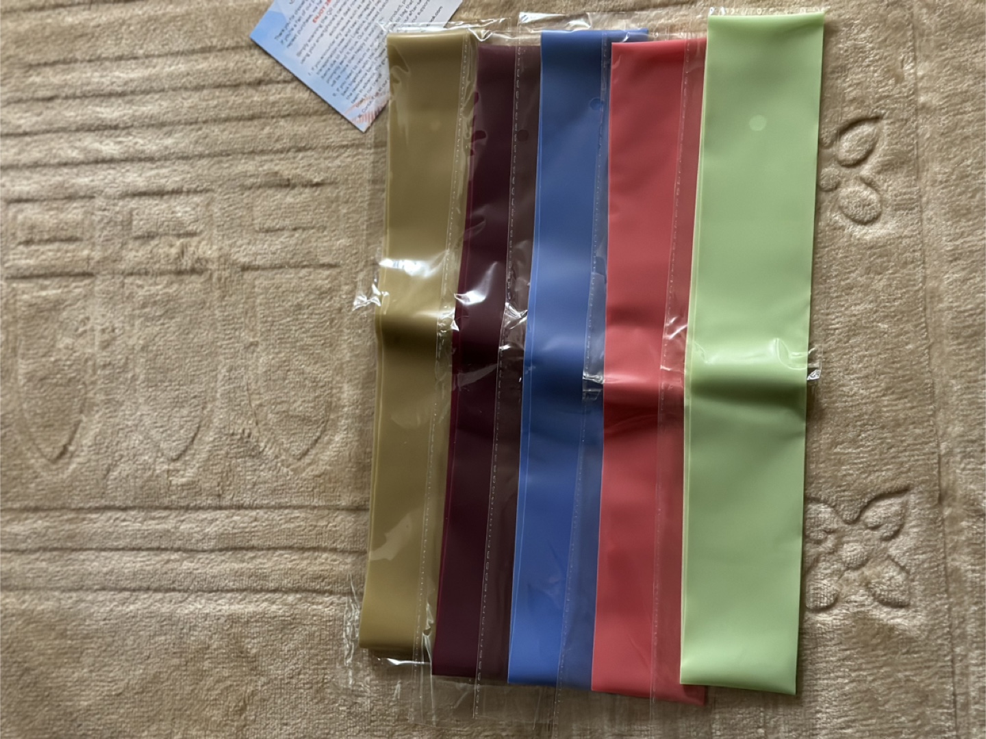 AMAZINGHOME Resistance Bands  5 pk - photo 3