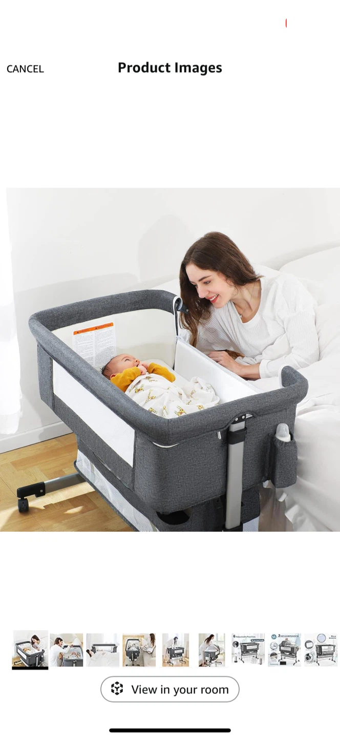 Adjustable Bedside Bassinet - bran New! - photo 5