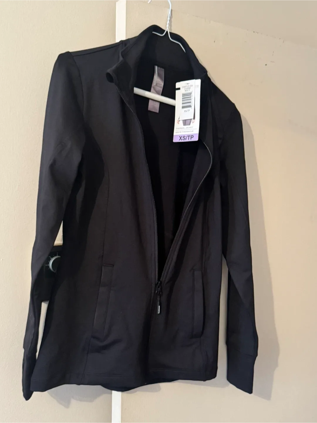 MONDETTA Black Women’s Thermal Jacket - Size XS thumbnail