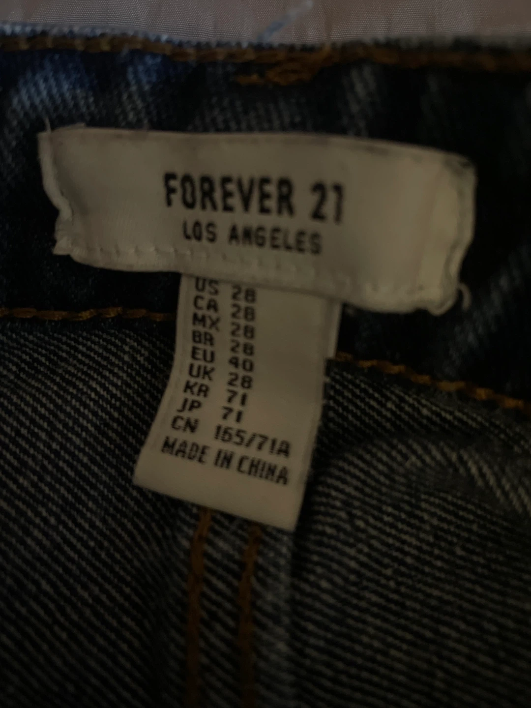 Forever 21 Distressed Denim Shorts - Size 28 - photo 2
