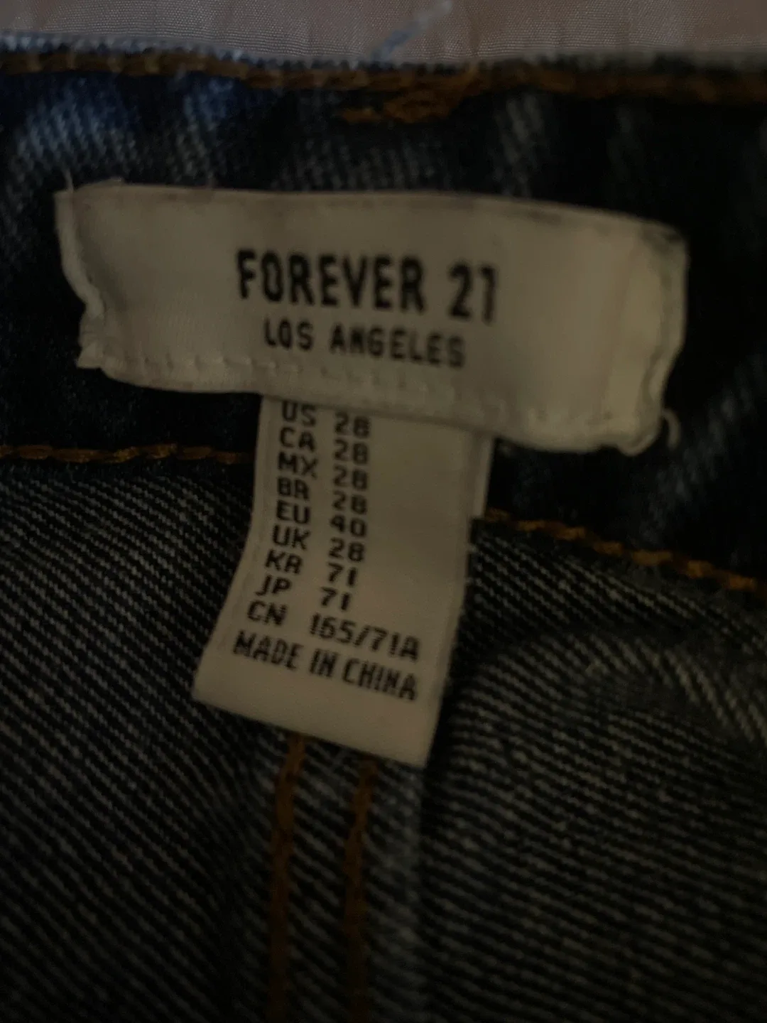 Forever 21 Distressed Denim Shorts - Size 28 image indicator(2)
