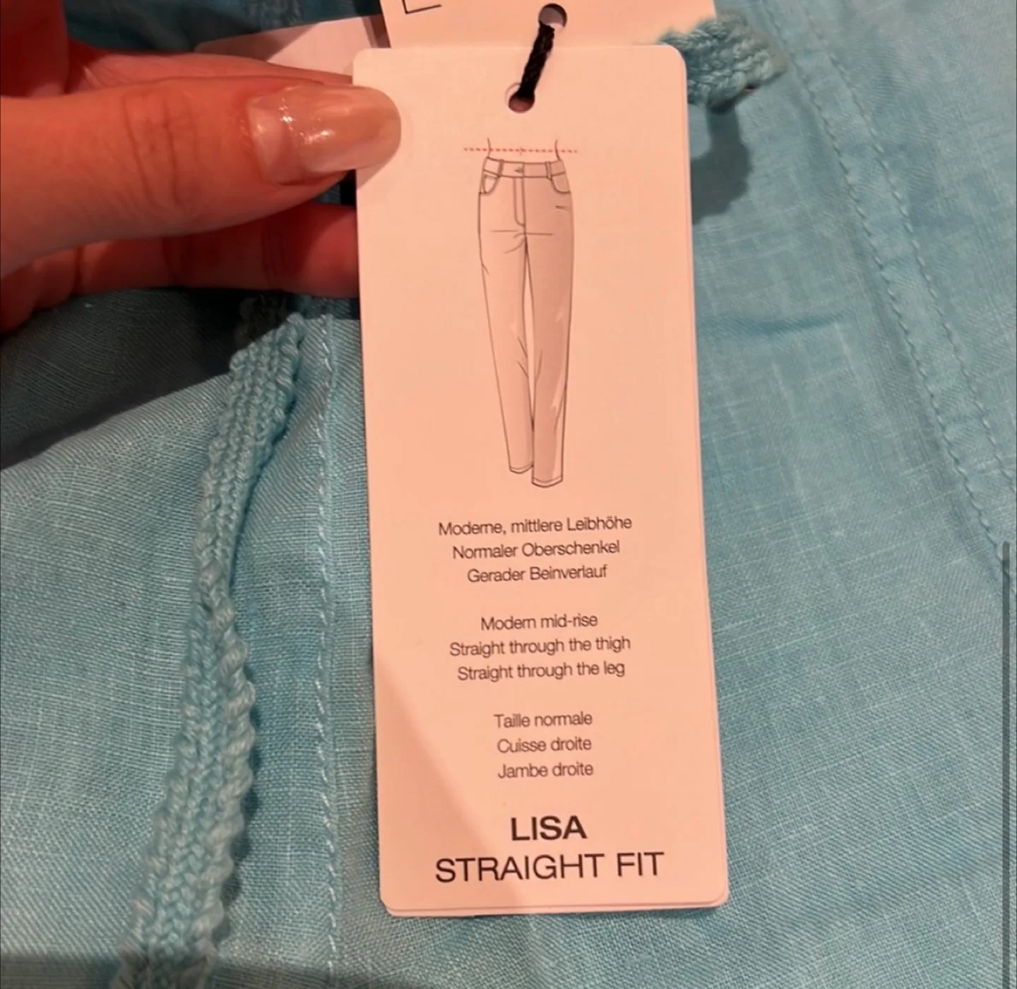 New Olsen Lisa Straight Fit Pants image indicator(3)