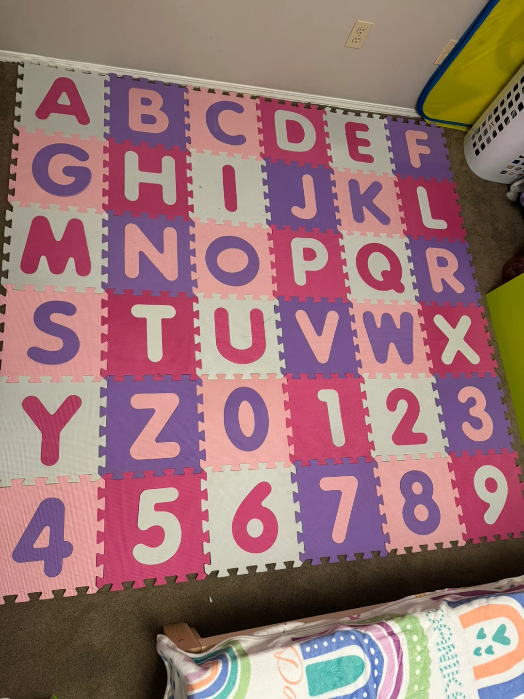 Alphabet & Number Foam Play Mat