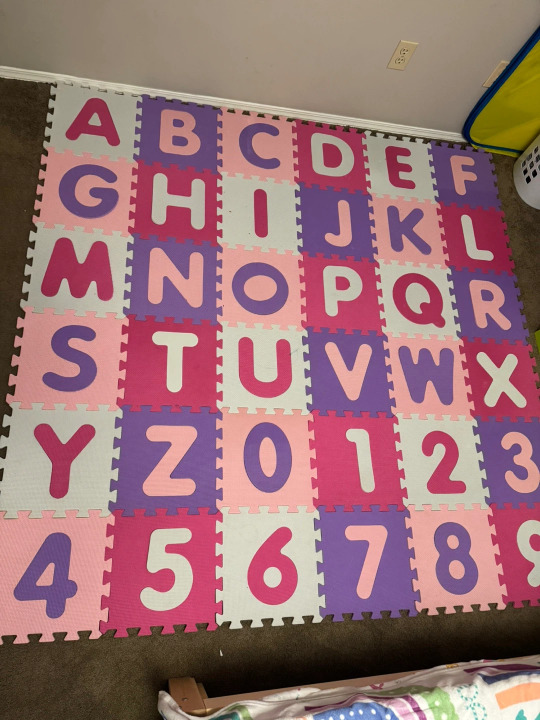 Alphabet & Number Foam Play Mat - photo 2