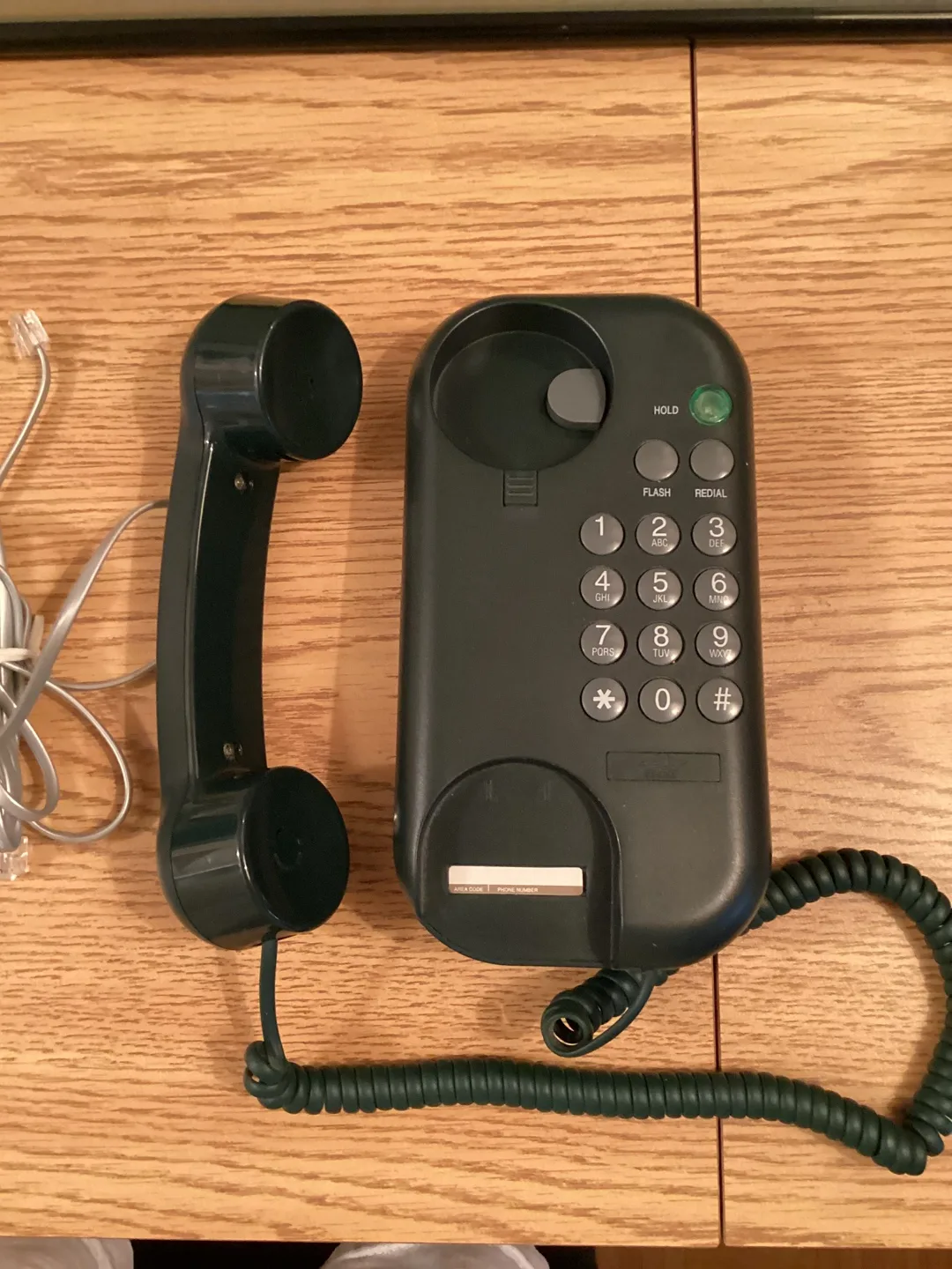 Corded Desk Phone - Black thumbnail