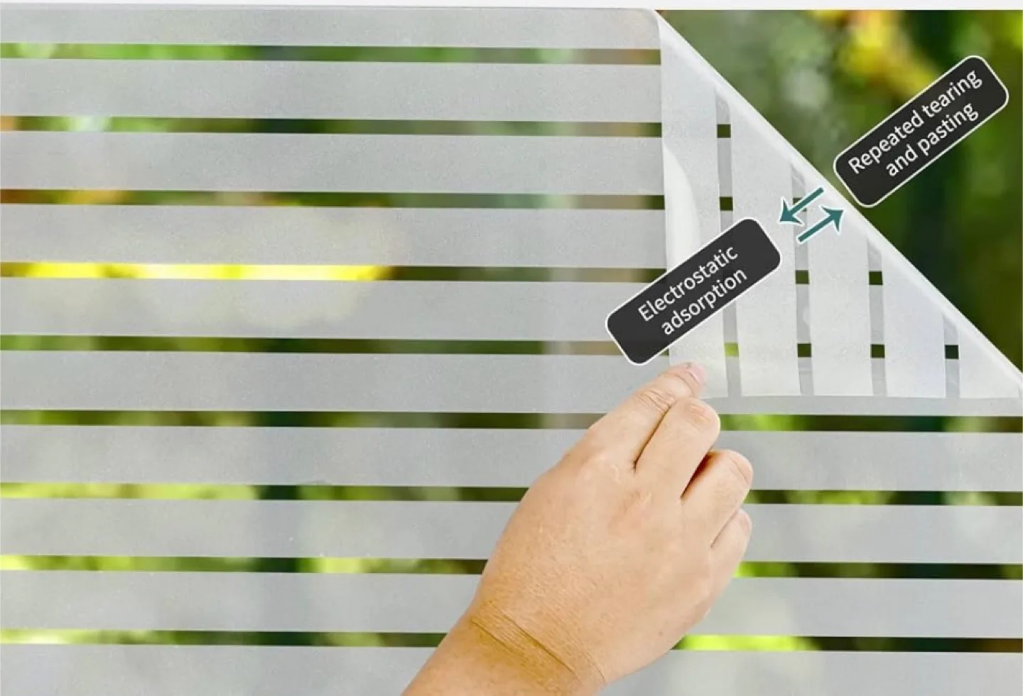 Window Film Privacy Static Cling image indicator(3)