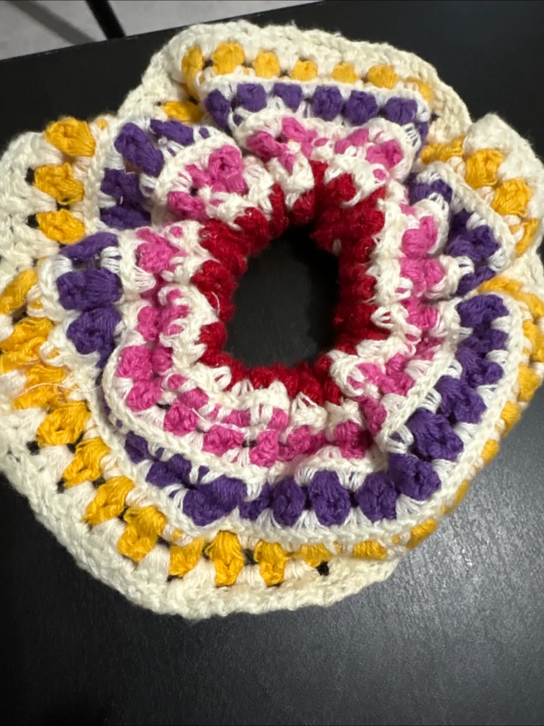Handmade Crochet Scrunchie thumbnail
