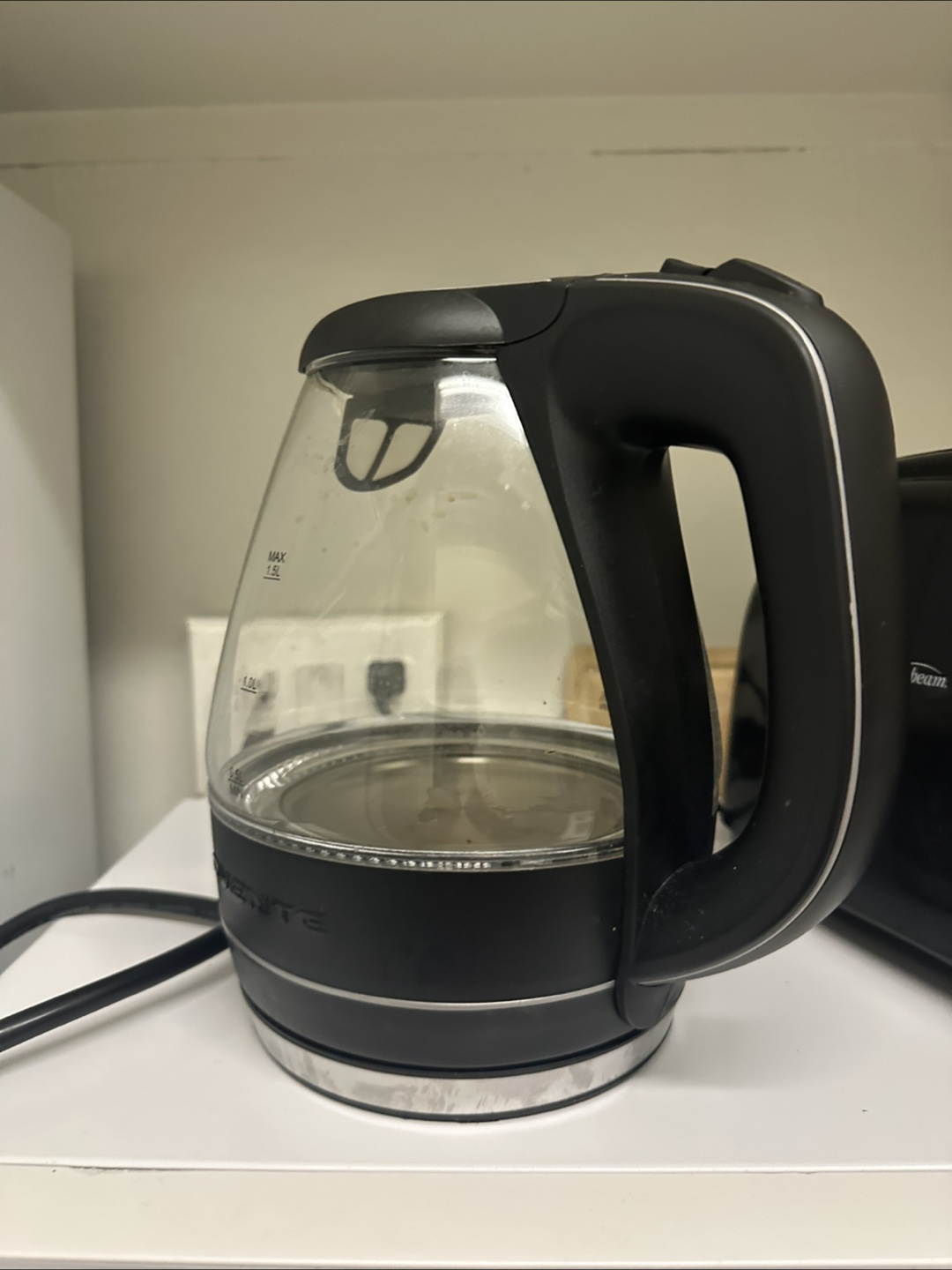 Ovente Glass Electric Kettle - Black