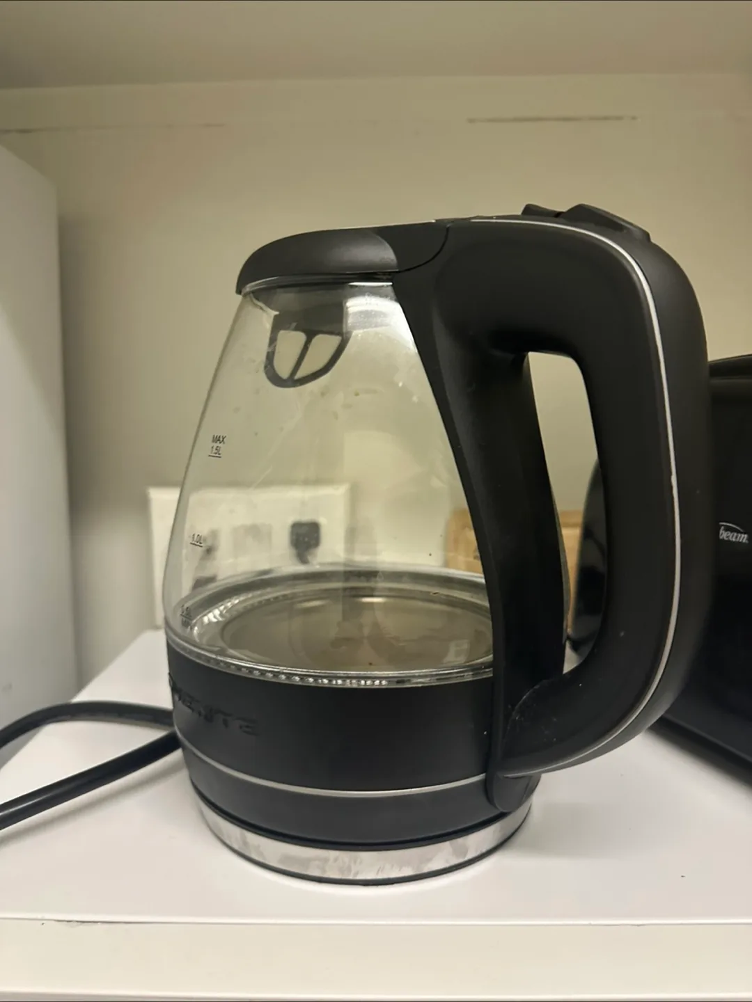 Ovente Glass Electric Kettle - Black thumbnail