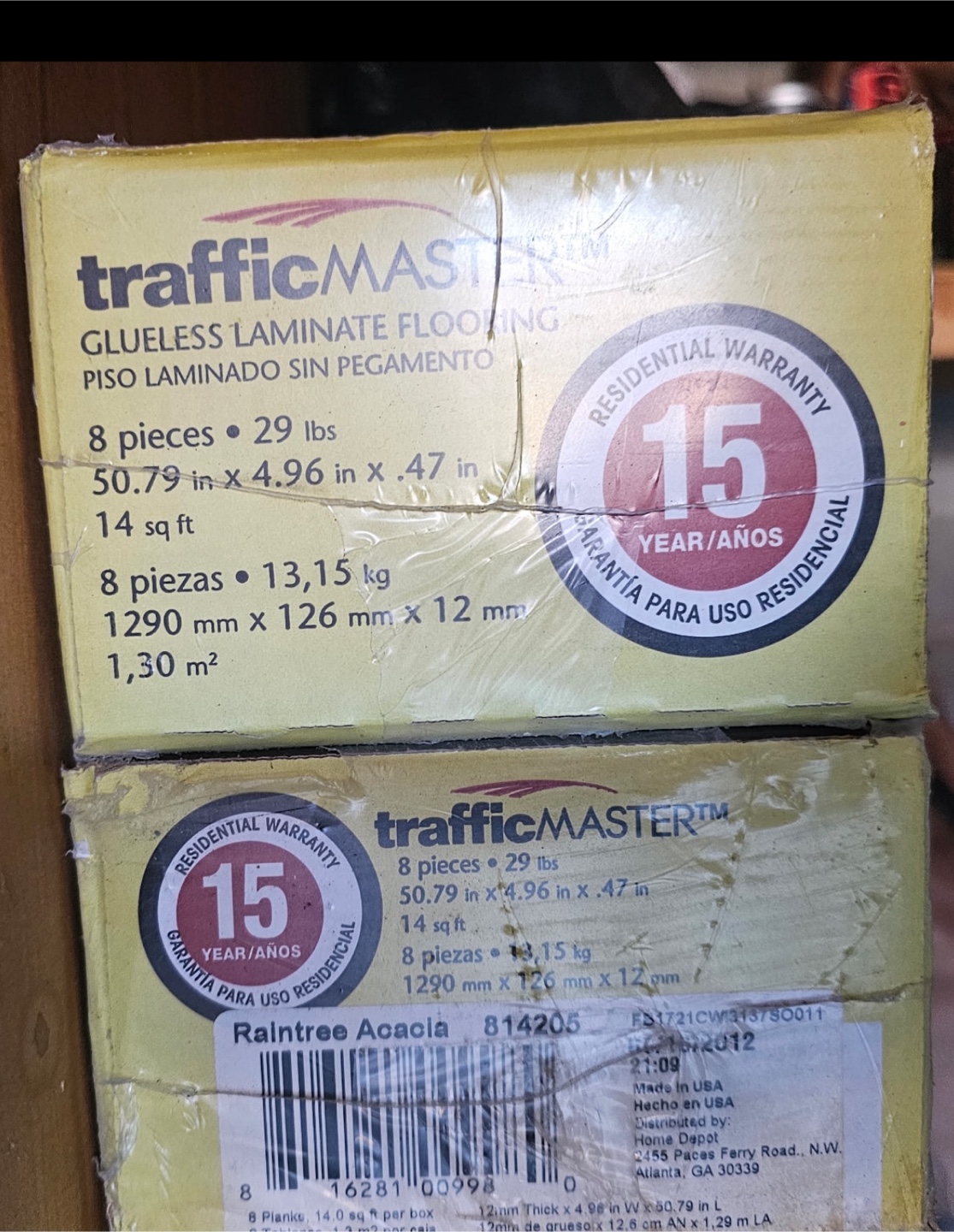 trafficMASTER Raintree Acacia Laminate Flooring (8 pieces) - photo 3