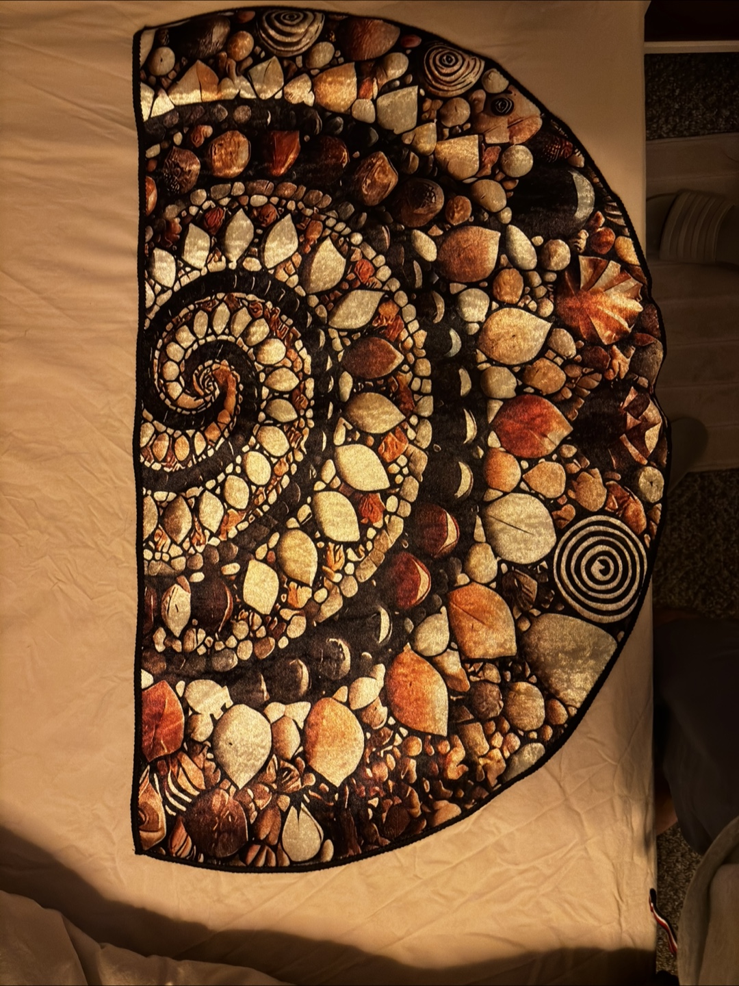 FREE NEW great half circular CARPET for floor entrance home