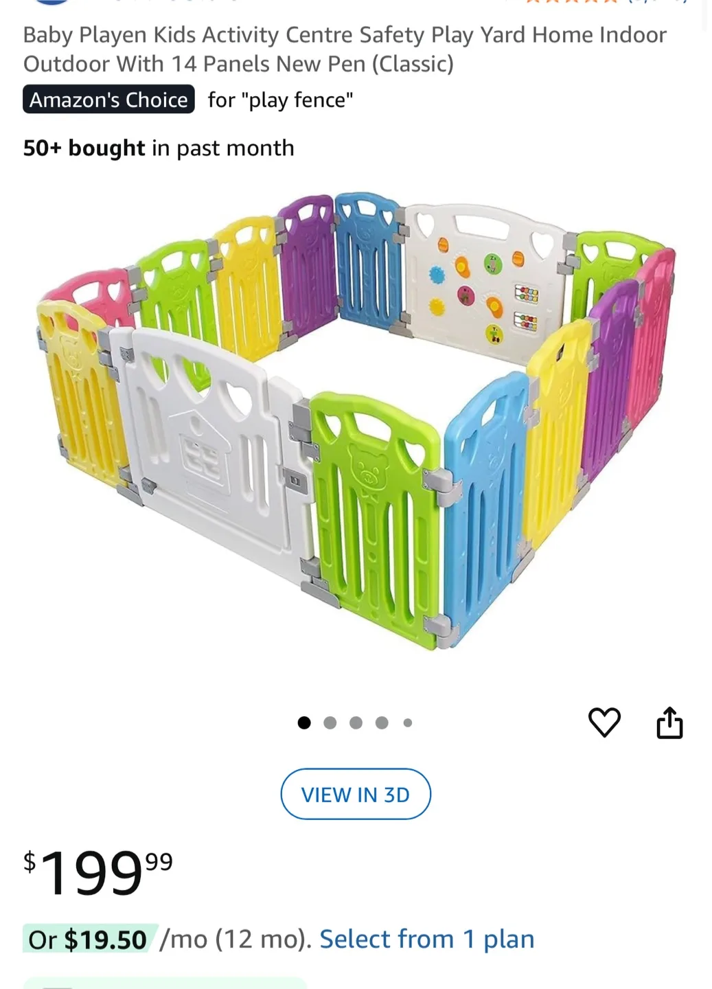 Gupamiga Baby Playpen Kids Activity Centre - Brand New thumbnail