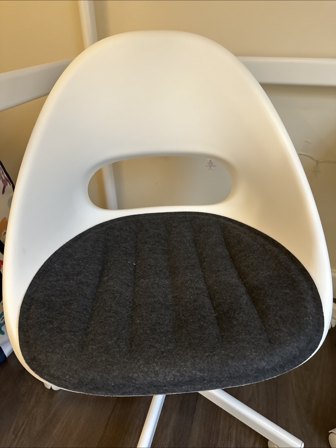 Yellow & Grey Swivel Desk Chair